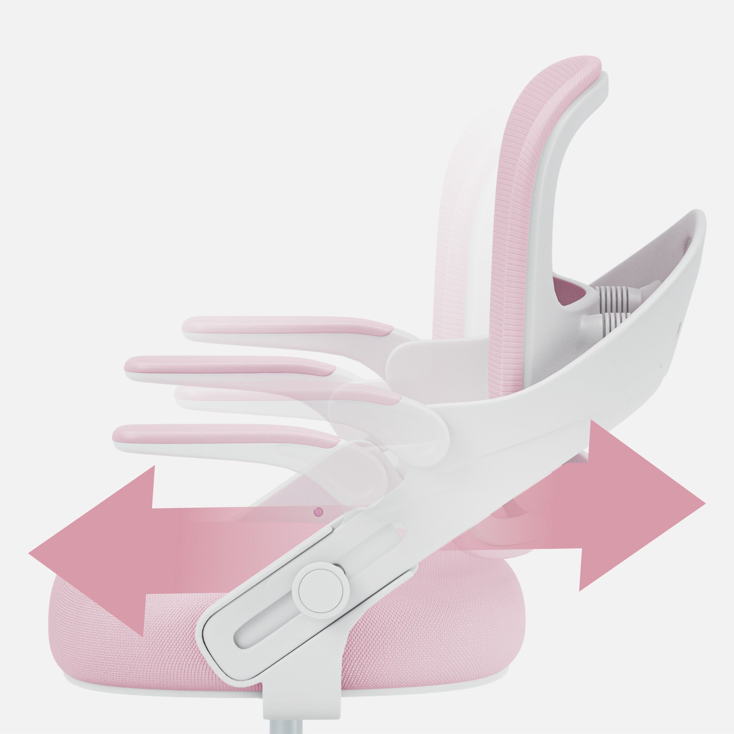 Poltrona da scrivania per bambini Mark Adler Junior 4.3 Pink