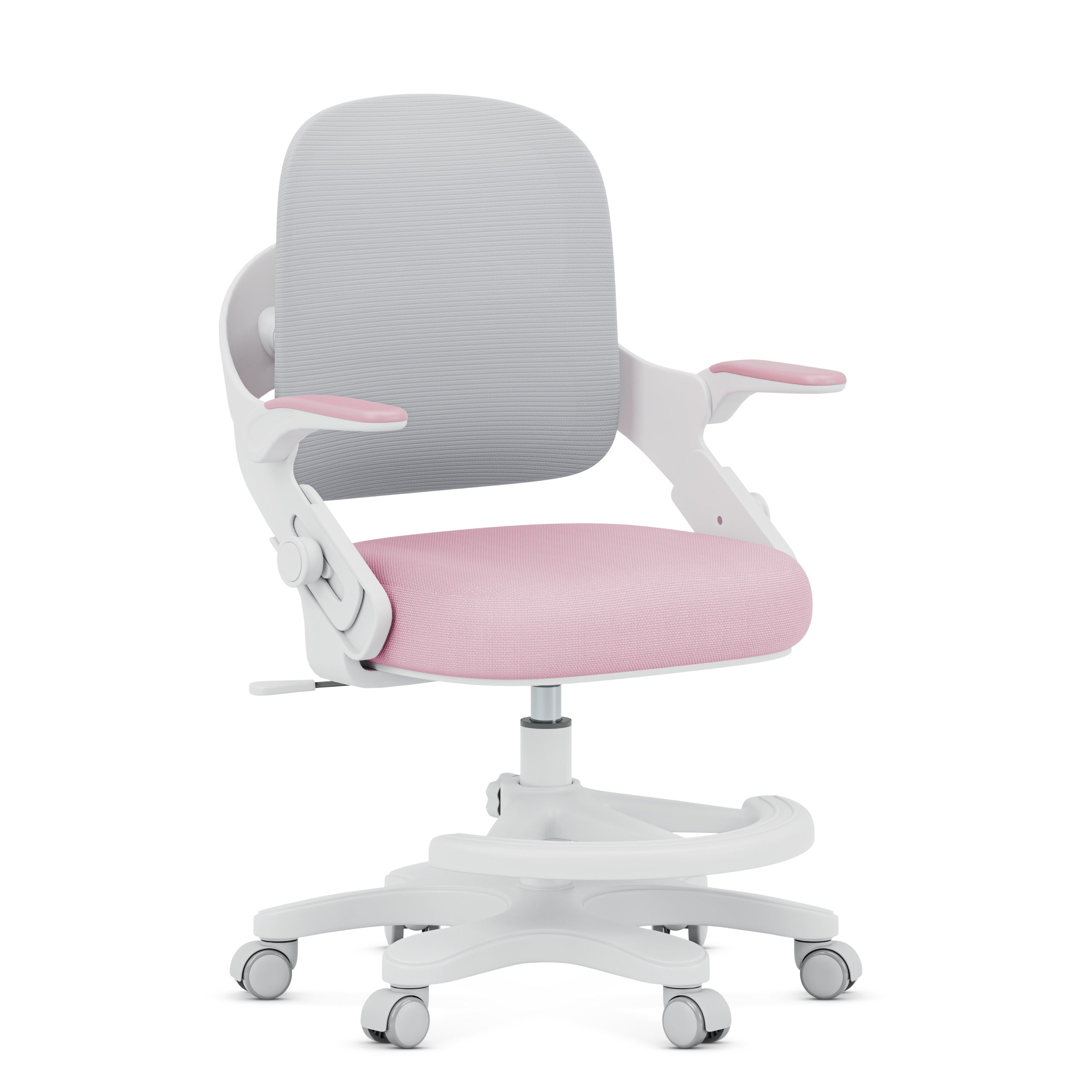 Poltrona da scrivania per bambini Mark Adler Junior 4.3 Rosa-grigio