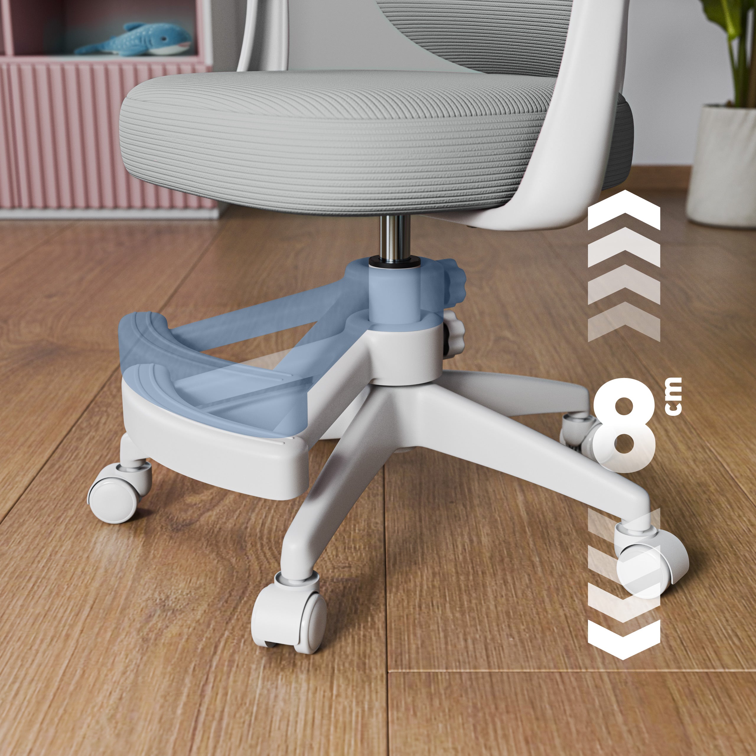 Poltrona da scrivania per bambini Mark Adler Junior 4.5 Grey