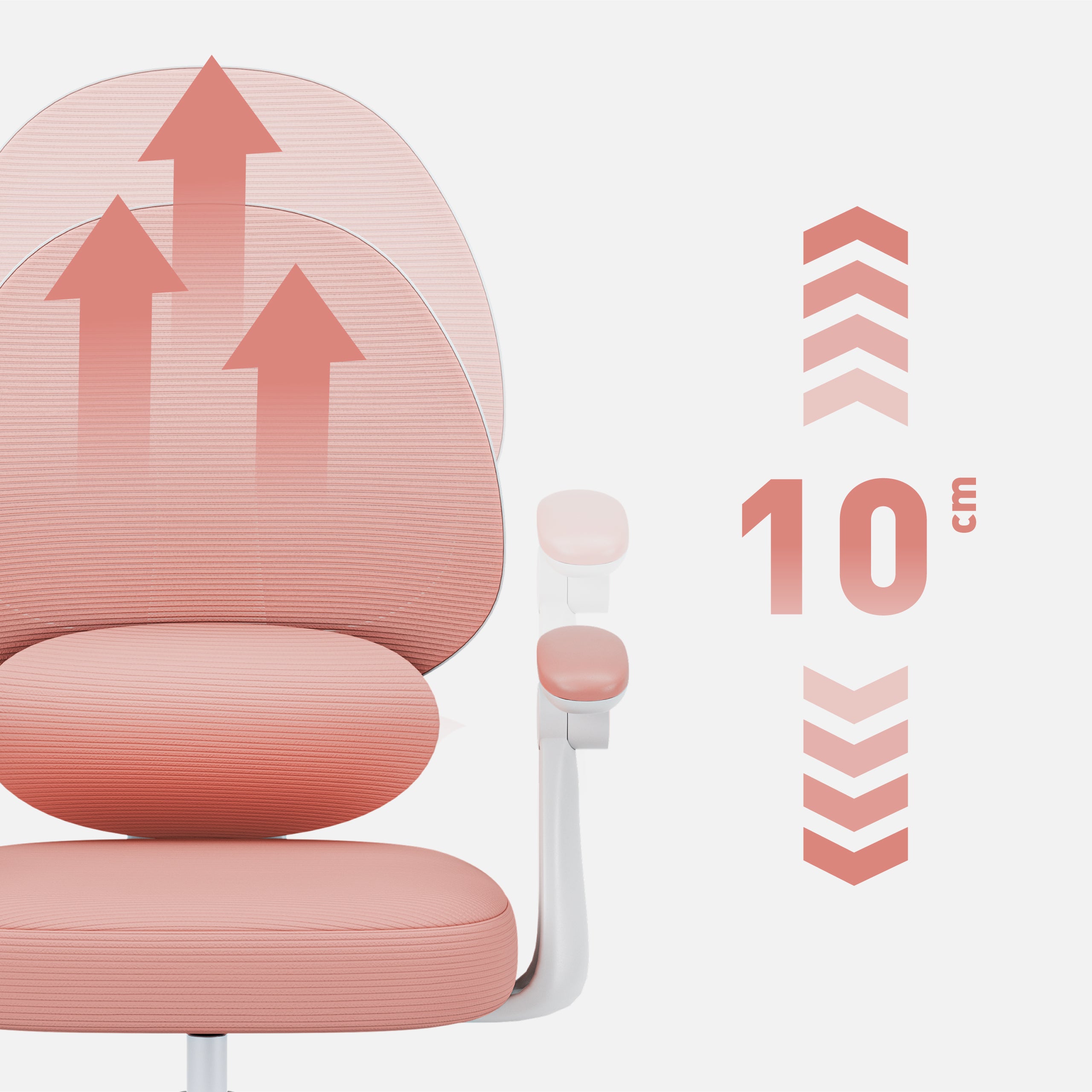 Poltrona da scrivania per bambini Mark Adler Junior 4.5 Pink