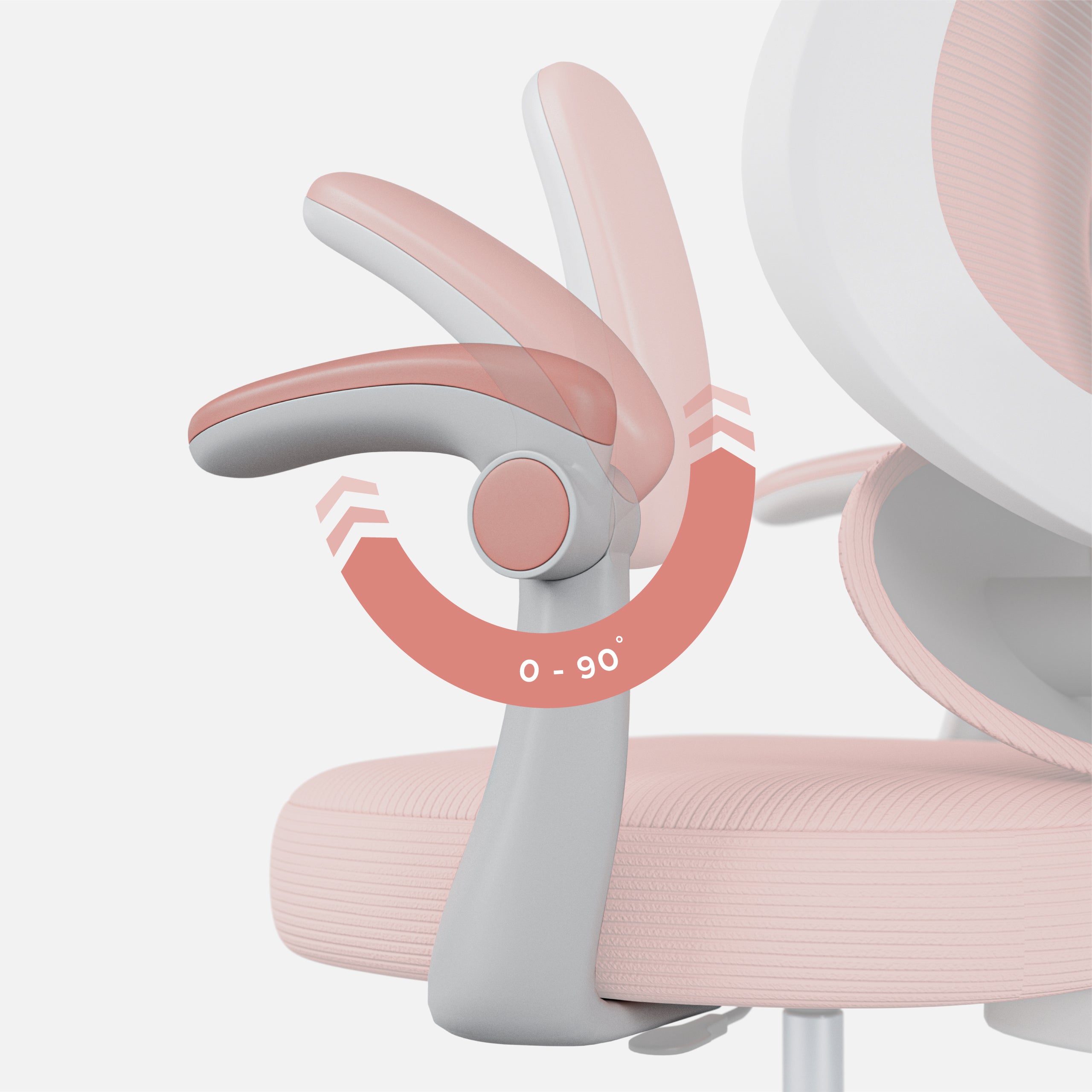 Poltrona da scrivania per bambini Mark Adler Junior 4.5 Pink