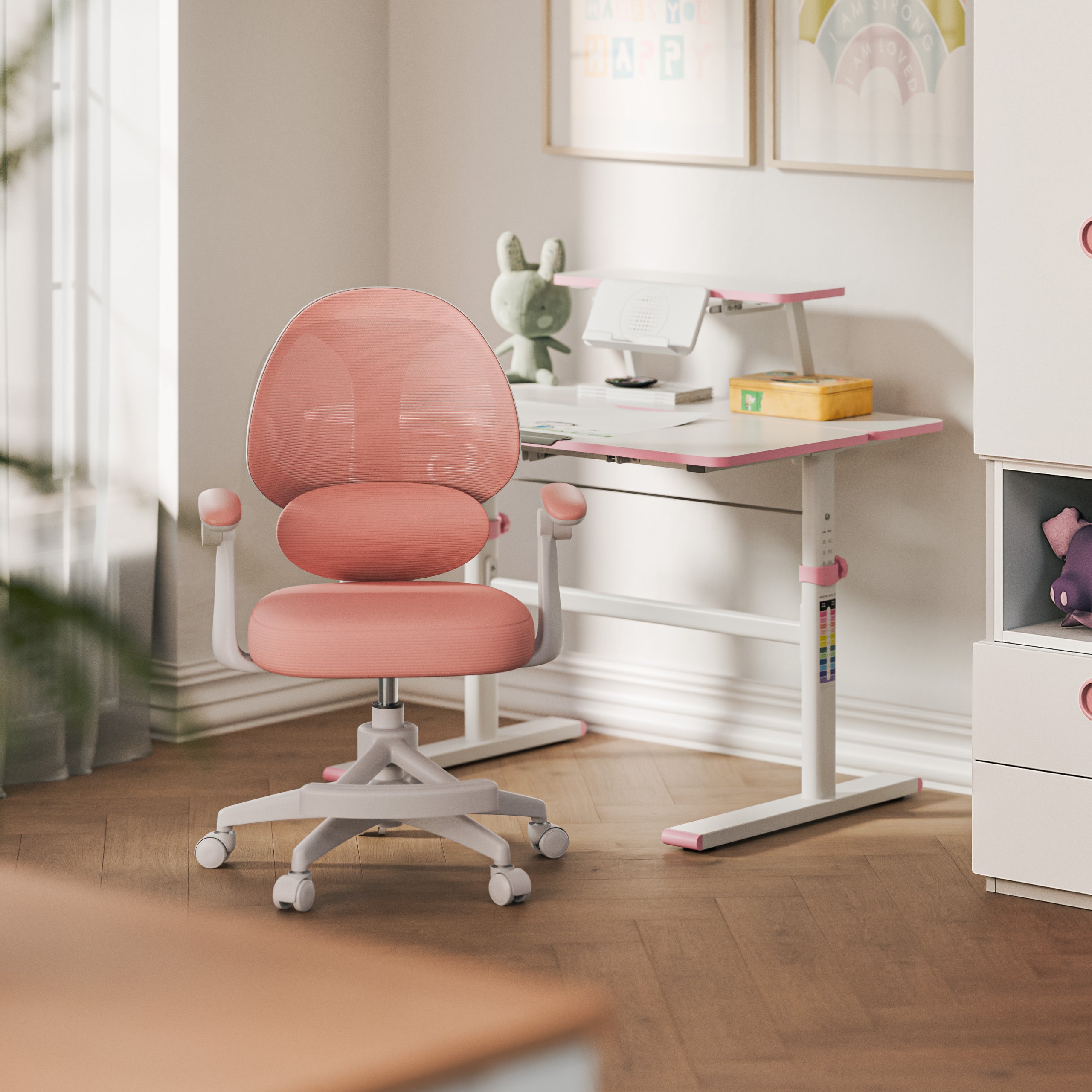 Poltrona da scrivania per bambini Mark Adler Junior 4.5 Pink