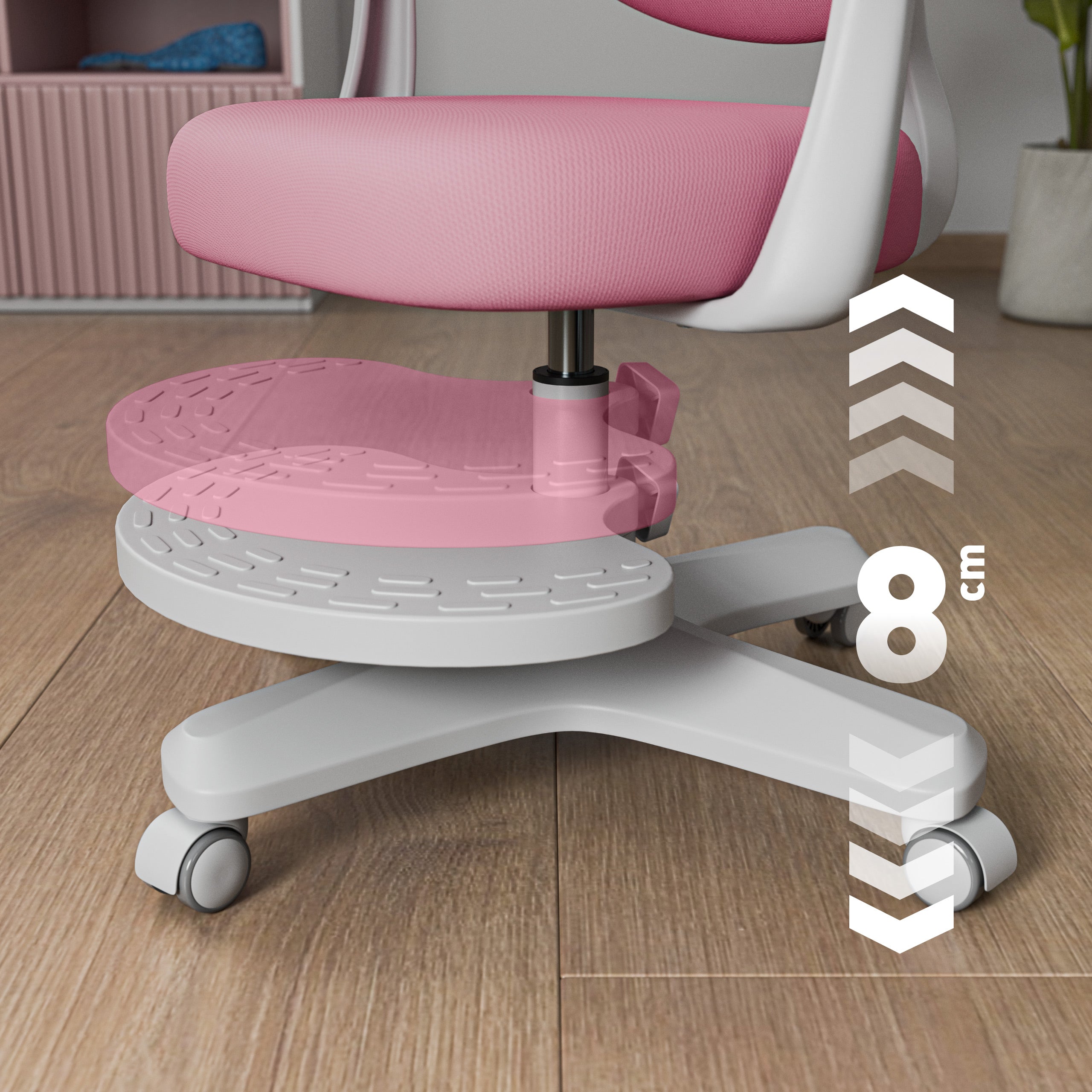Poltrona ergonomica per bambini Mark Adler Junior 4.6 Pink