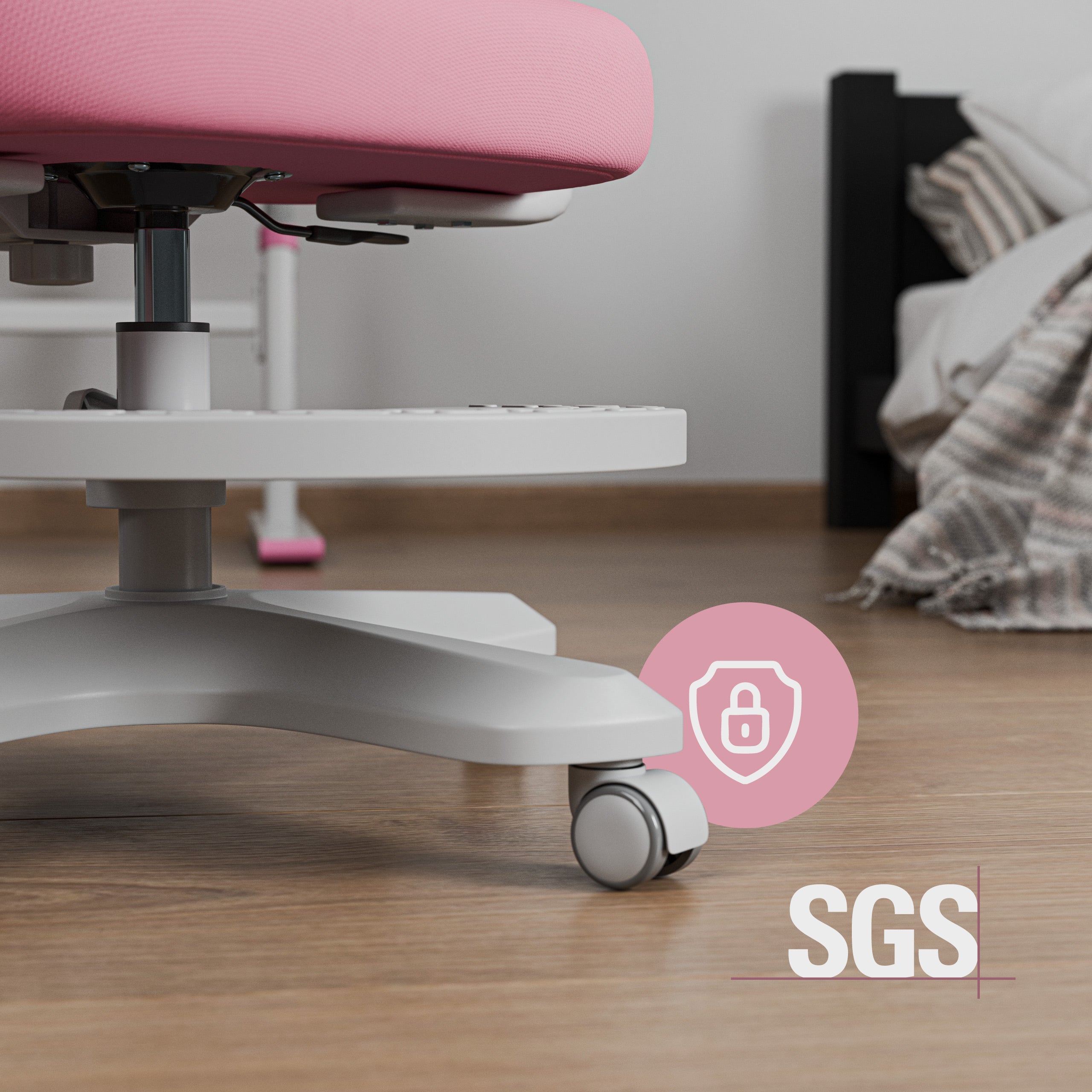 Poltrona ergonomica per bambini Mark Adler Junior 4.6 Pink