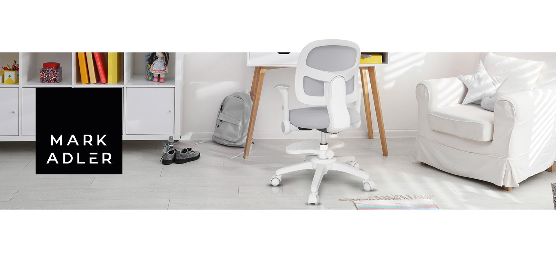 Poltrona girevole Mark Adler JUNIOR 5.0 Grey