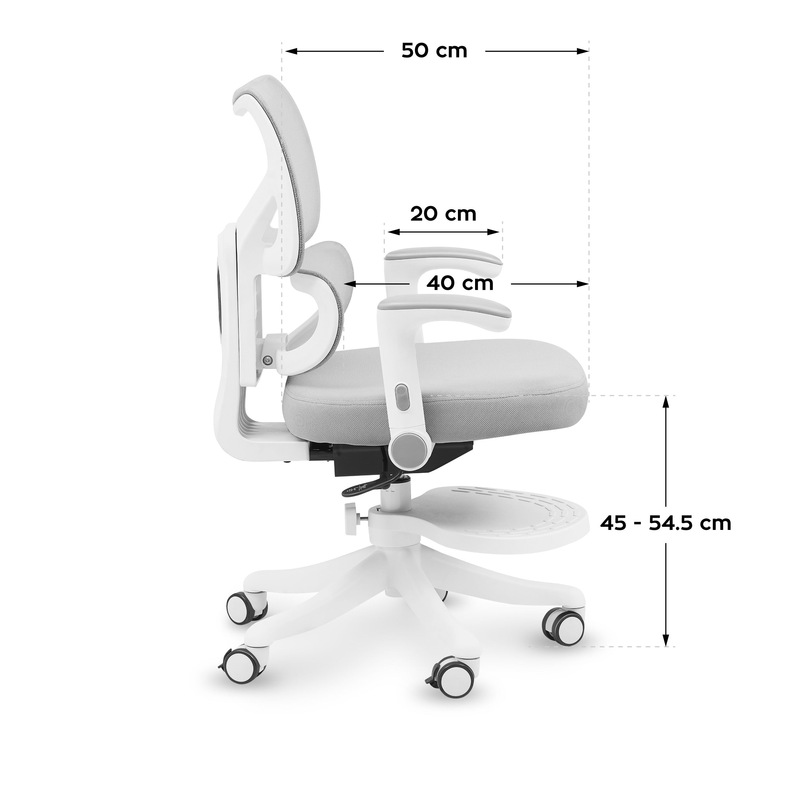 Poltrona girevole per bambini Mark Adler Junior 5.3 Grey
