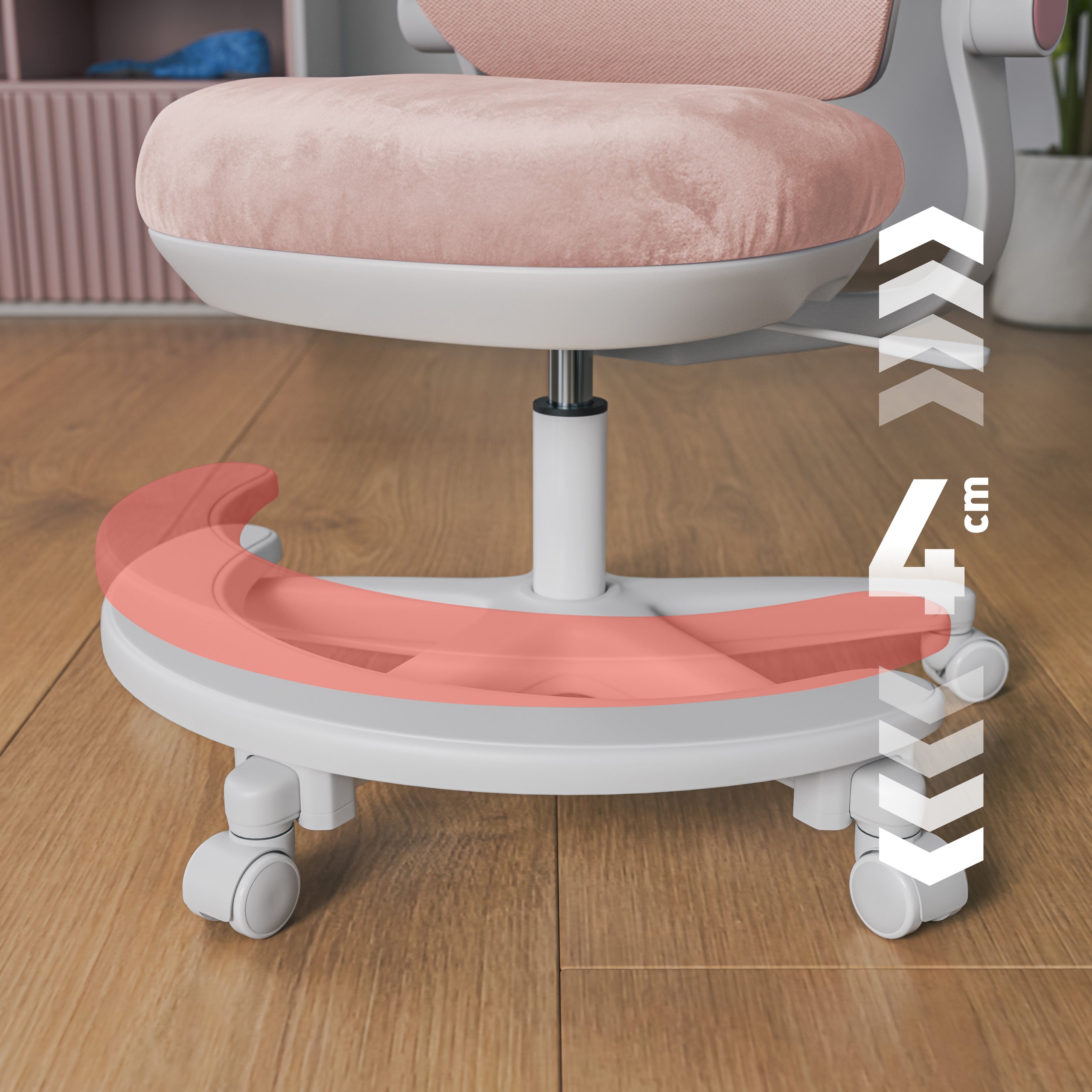 Poltrona da scrivania per bambini Mark Adler Junior 5.7 Pink