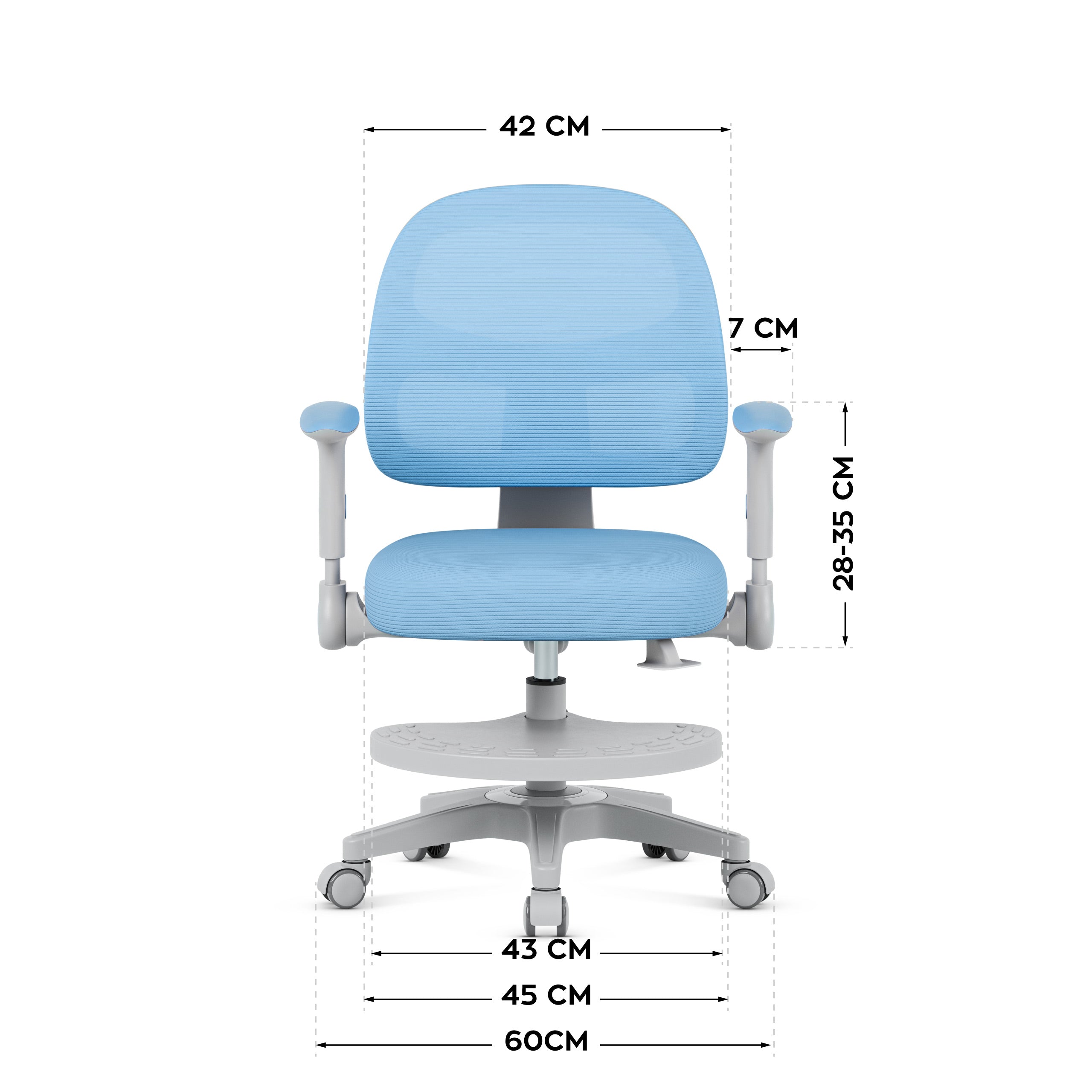 Poltrona girevole Mark Adler JUNIOR 5.0 Blue