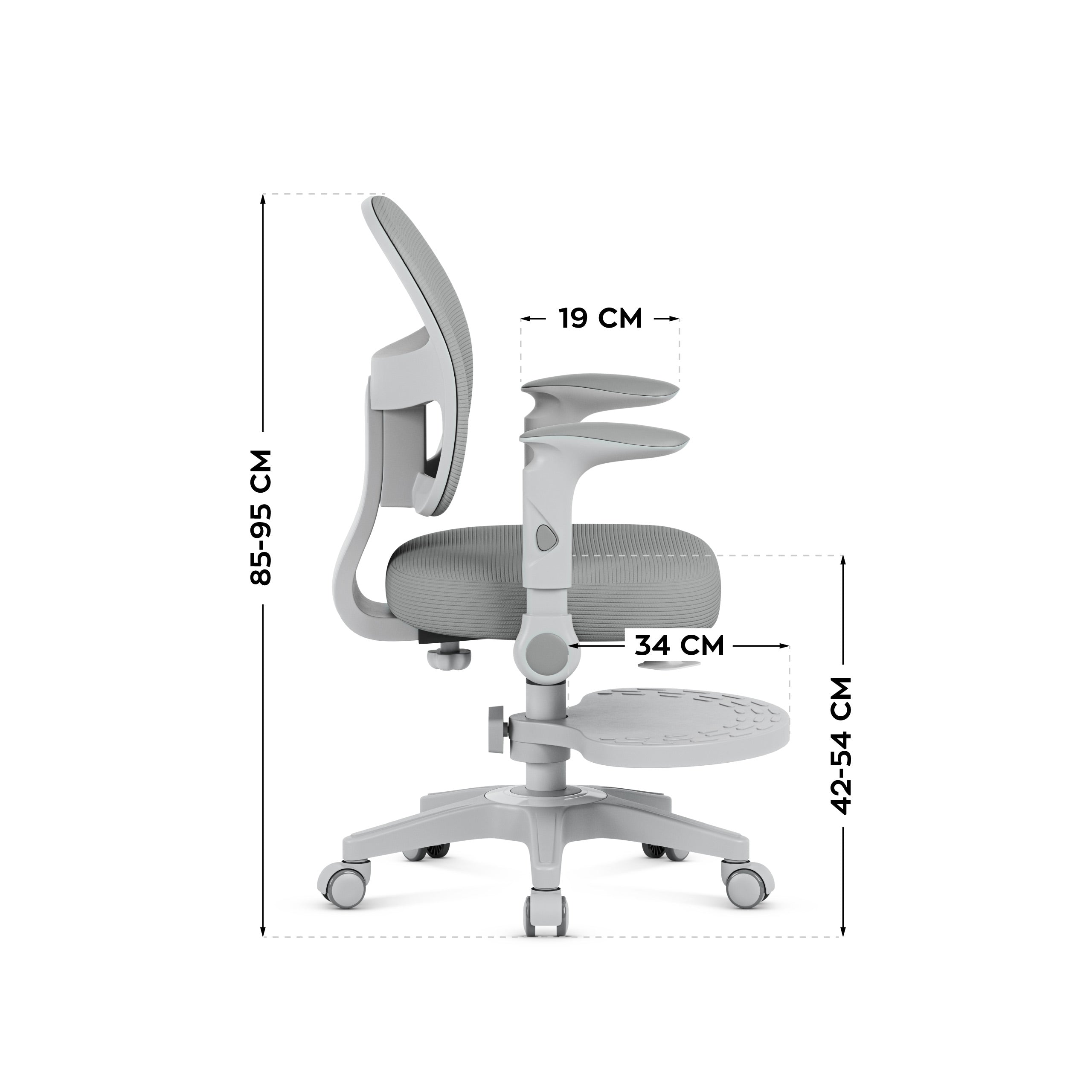 Poltrona girevole Mark Adler JUNIOR 5.0 Grey