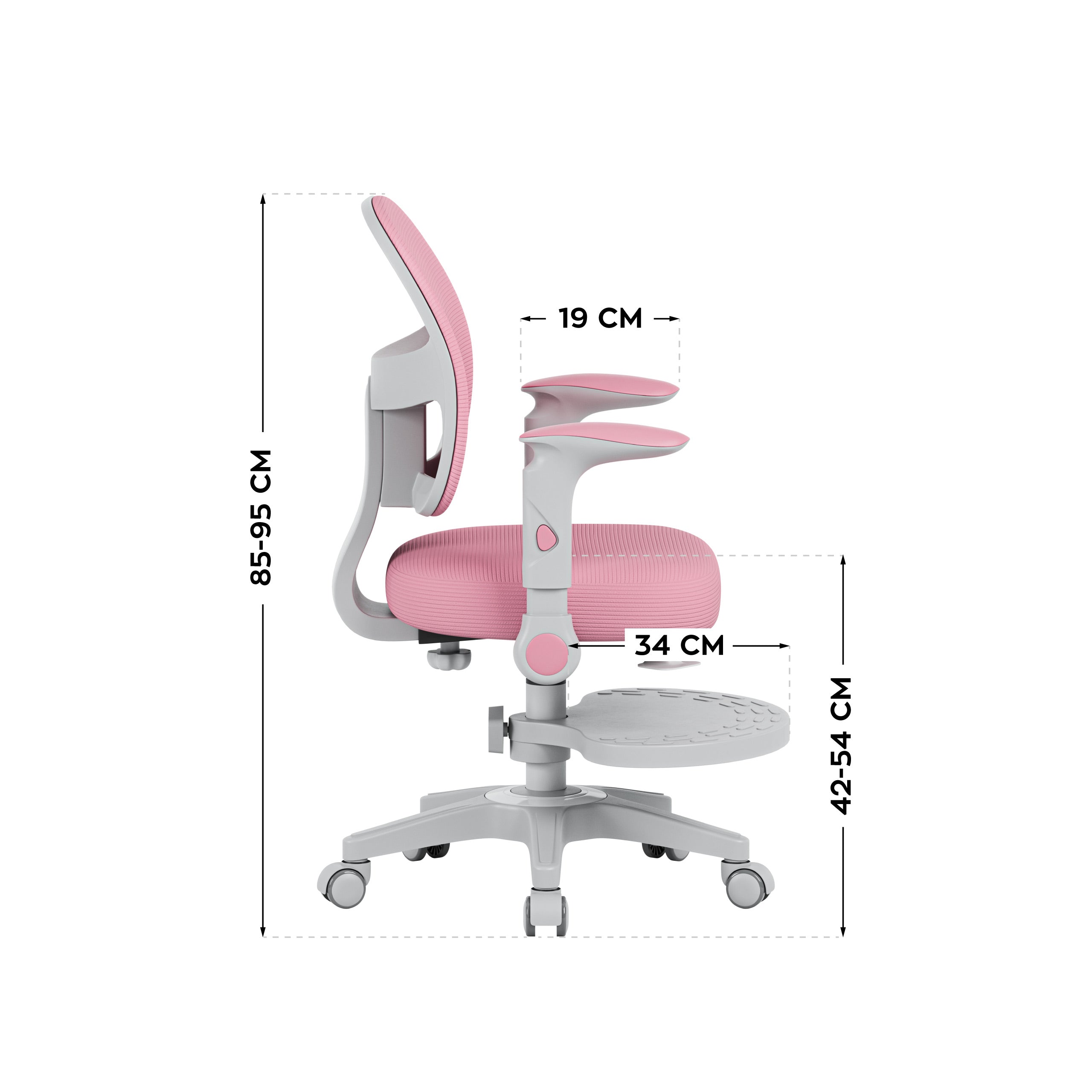 Poltrona girevole Mark Adler JUNIOR 5.0 Rosa