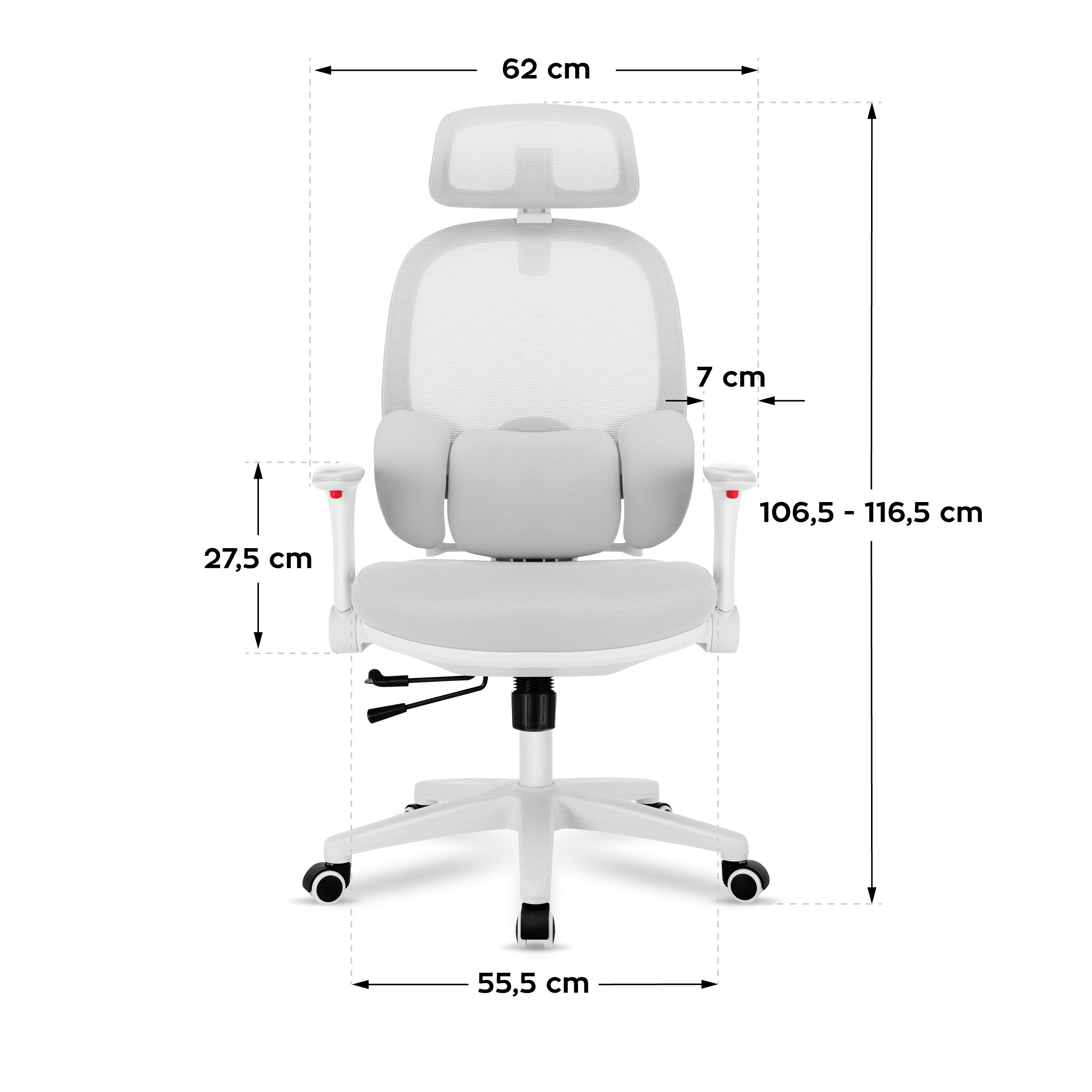 Poltrona ergonomica per bambini Mark Adler Junior 6.3 Grey