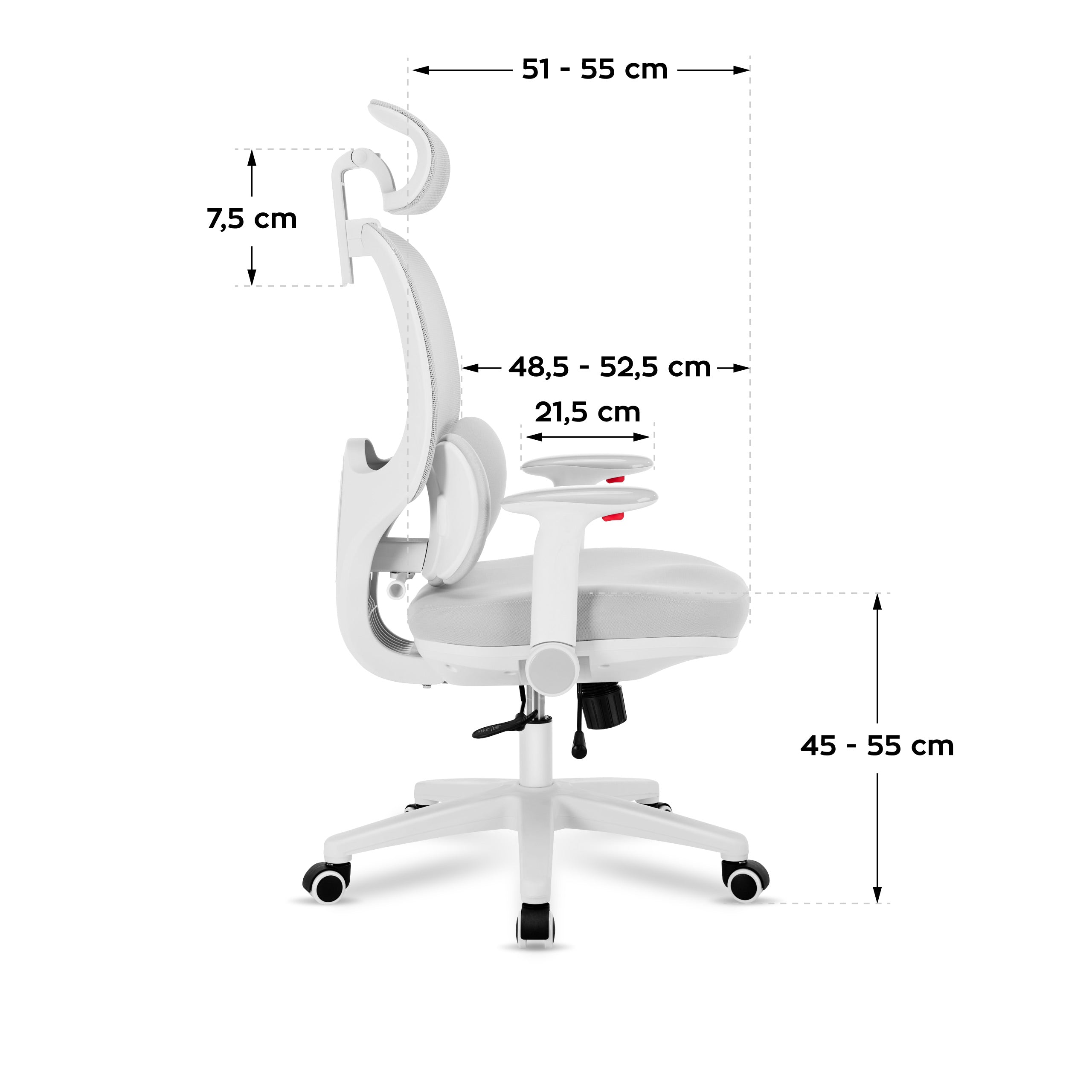 Poltrona ergonomica per bambini Mark Adler Junior 6.3 Grey