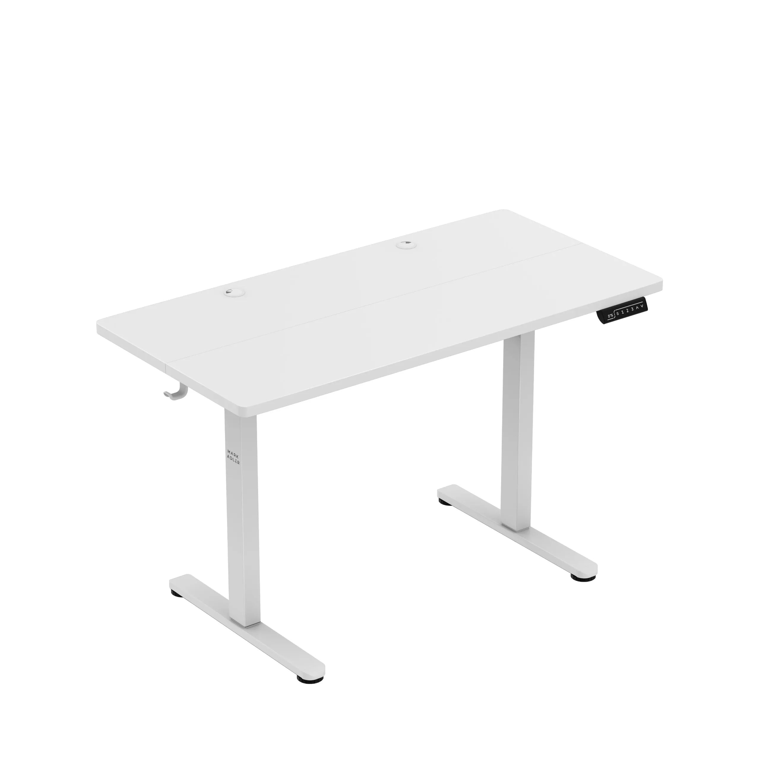 Scrivania regolabile elettricamente Mark Adler Leader 6.9 White 120 cm