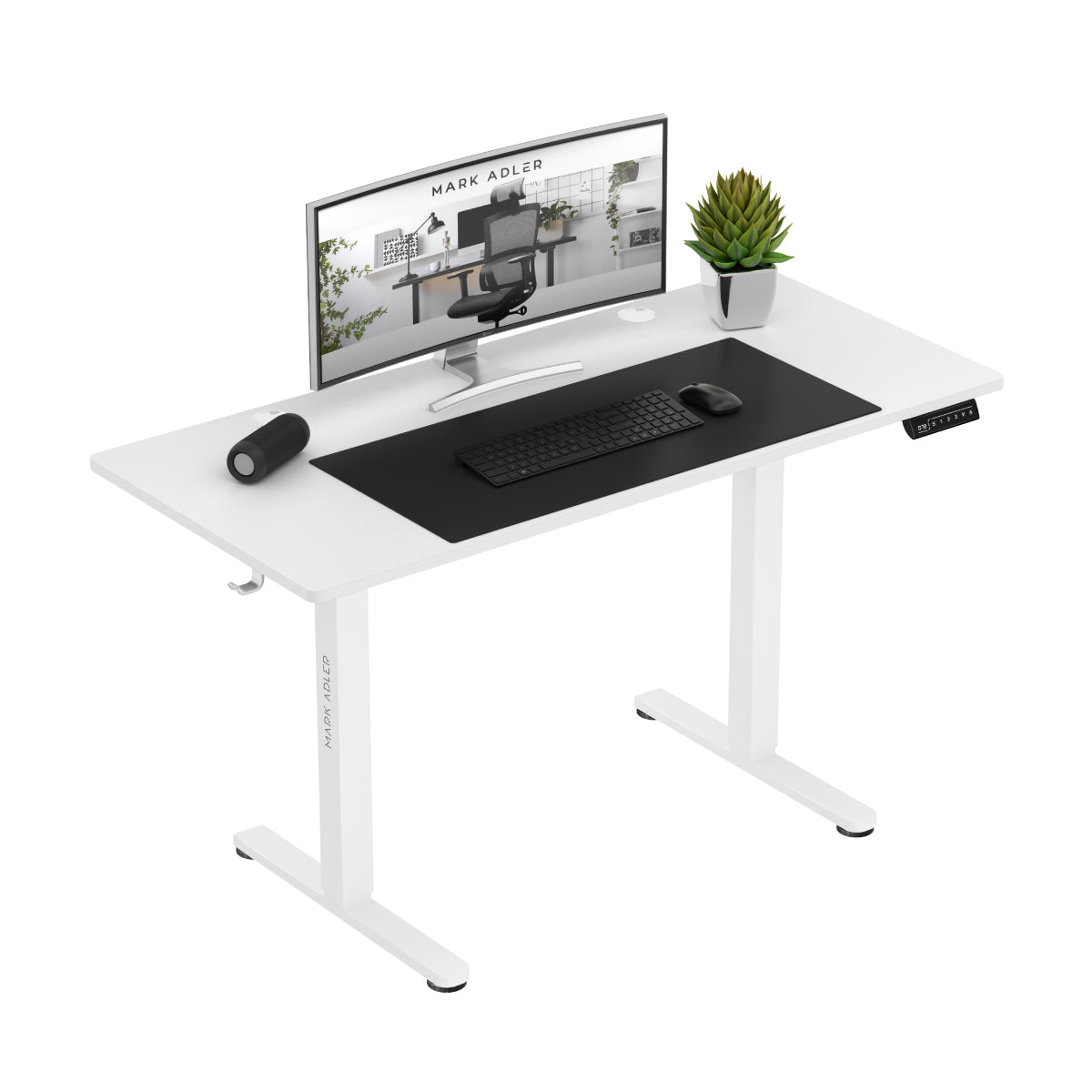 Scrivania regolabile elettricamente Mark Adler Leader 7.0 White 120 cm