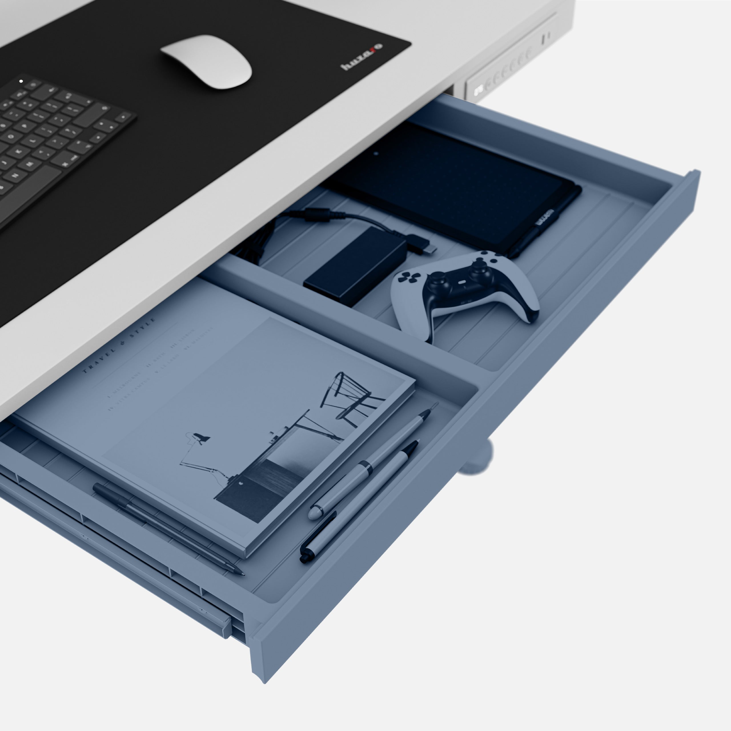Cassetto nel piano di lavoro