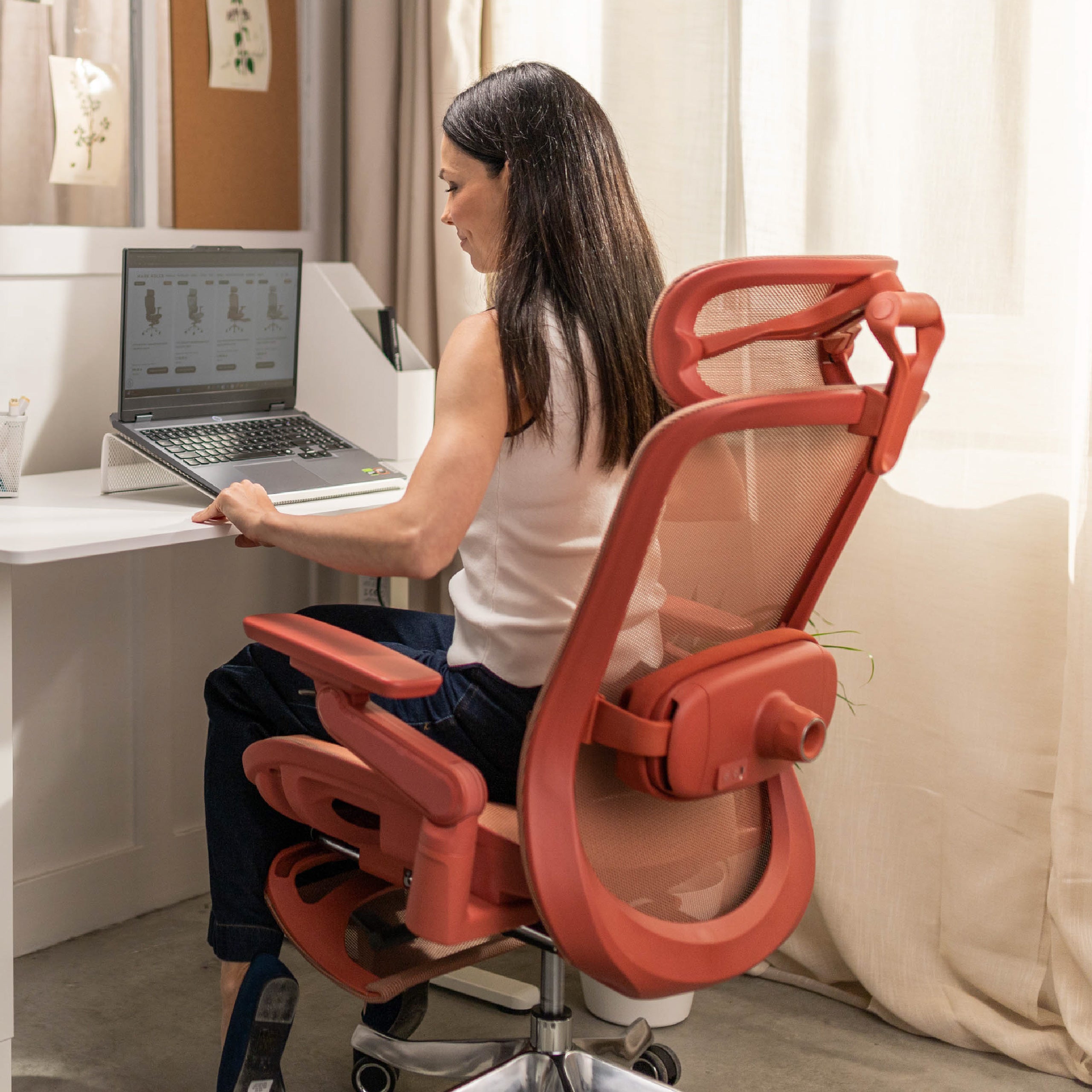 Poltrona ergonomica con funzione massaggio Mark Adler Leadpro 8.7 Red