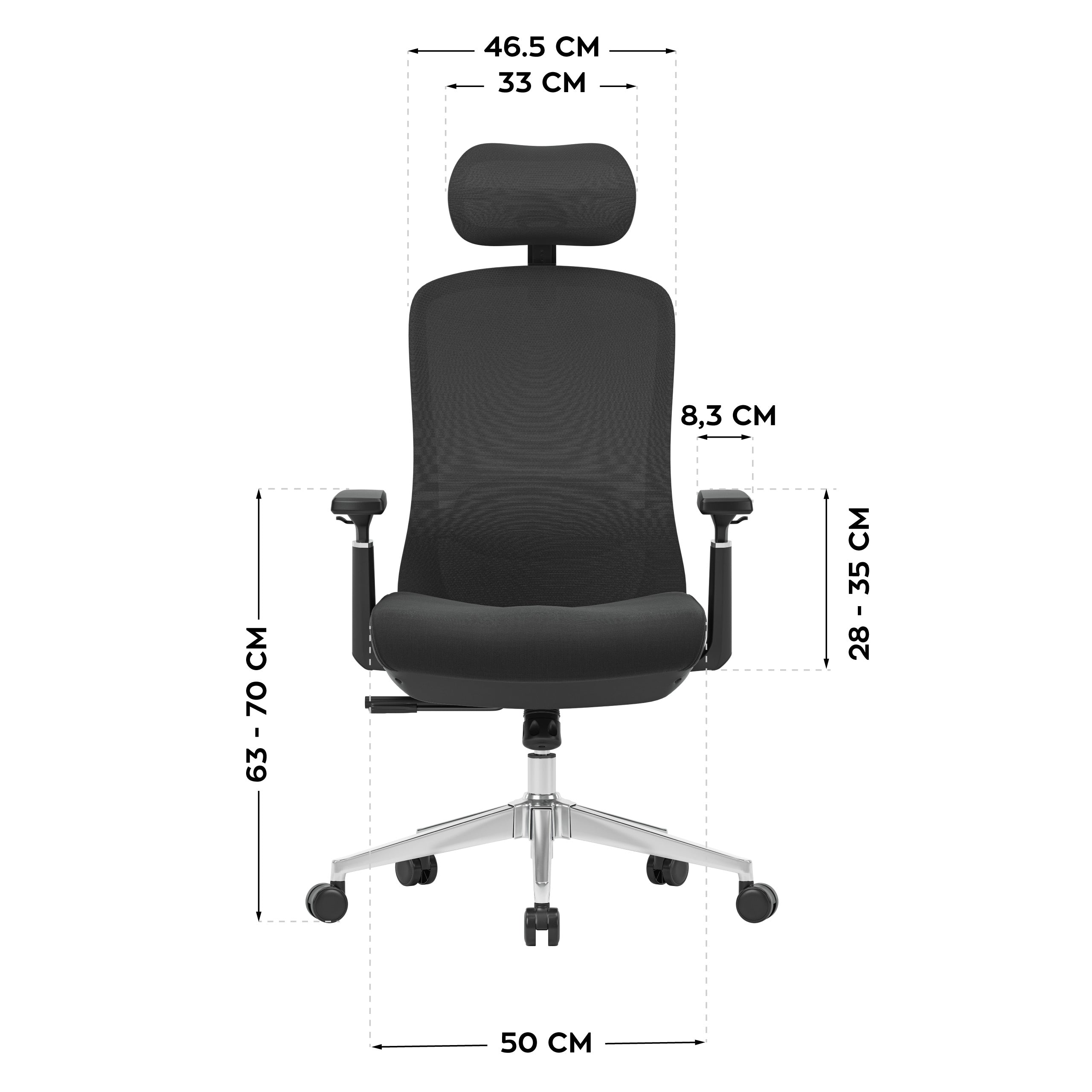 Poltrona da ufficio con funzione massaggio Mark Adler Leadpro 6.0 Black