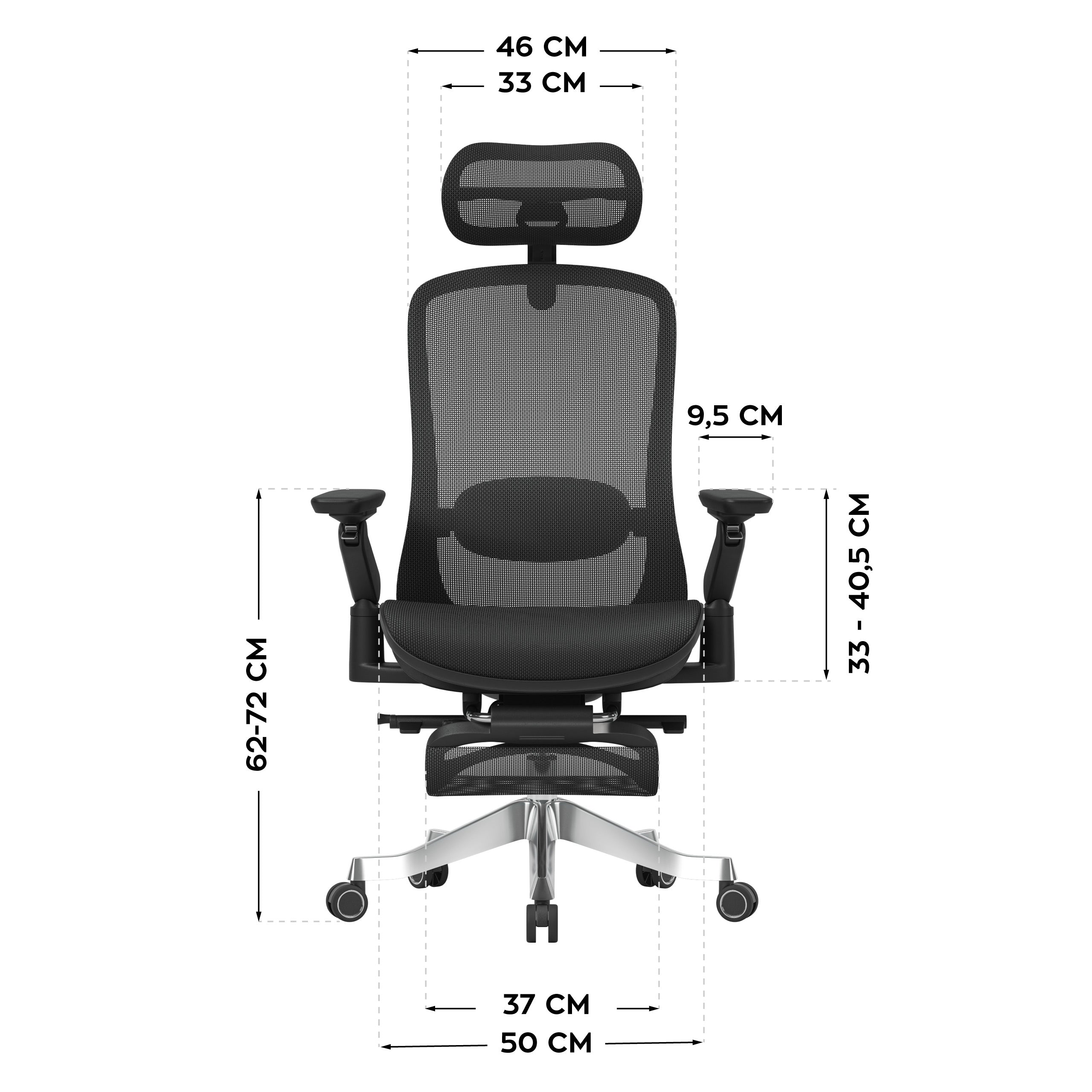 Poltrona ergonomica con funzione massaggio Mark Adler Leadpro 8.7 Black
