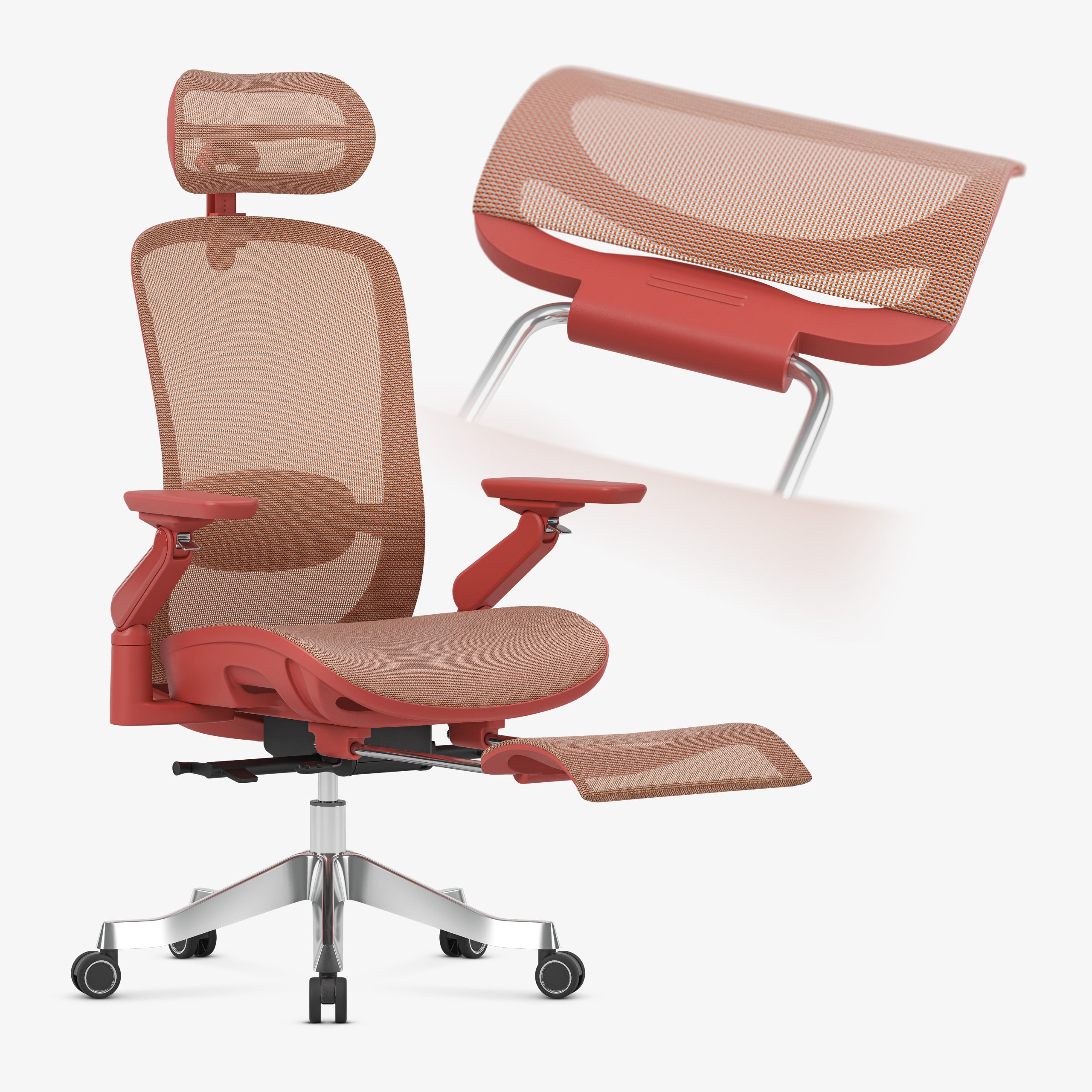 Poltrona ergonomica con funzione massaggio Mark Adler Leadpro 8.7 Red