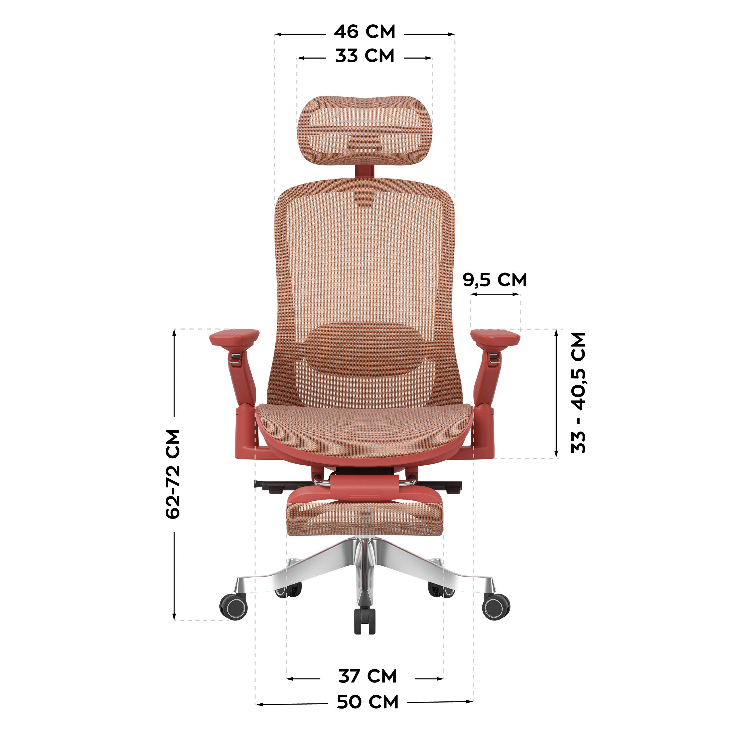Poltrona ergonomica con funzione massaggio Mark Adler Leadpro 8.7 Red