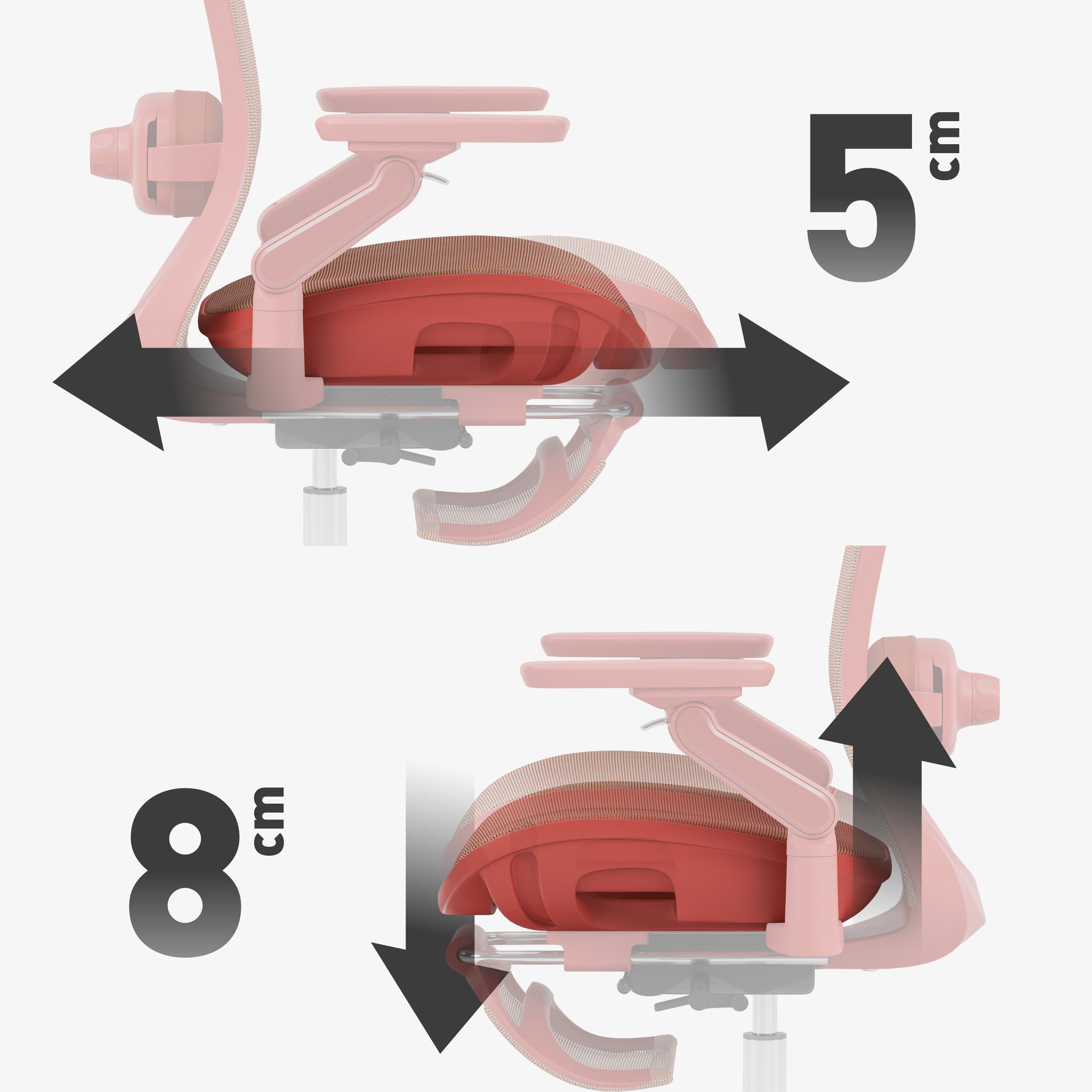 Poltrona ergonomica con funzione massaggio Mark Adler Leadpro 8.7 Red