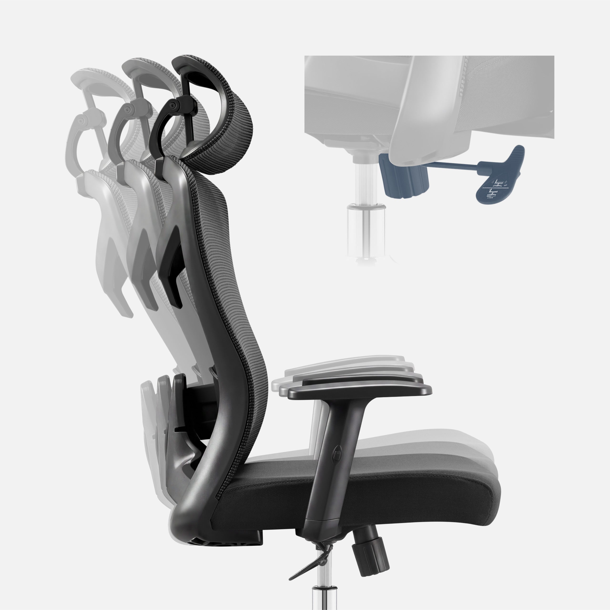 Poltrona da ufficio ergonomica Mark Adler Manager 2.6 Black