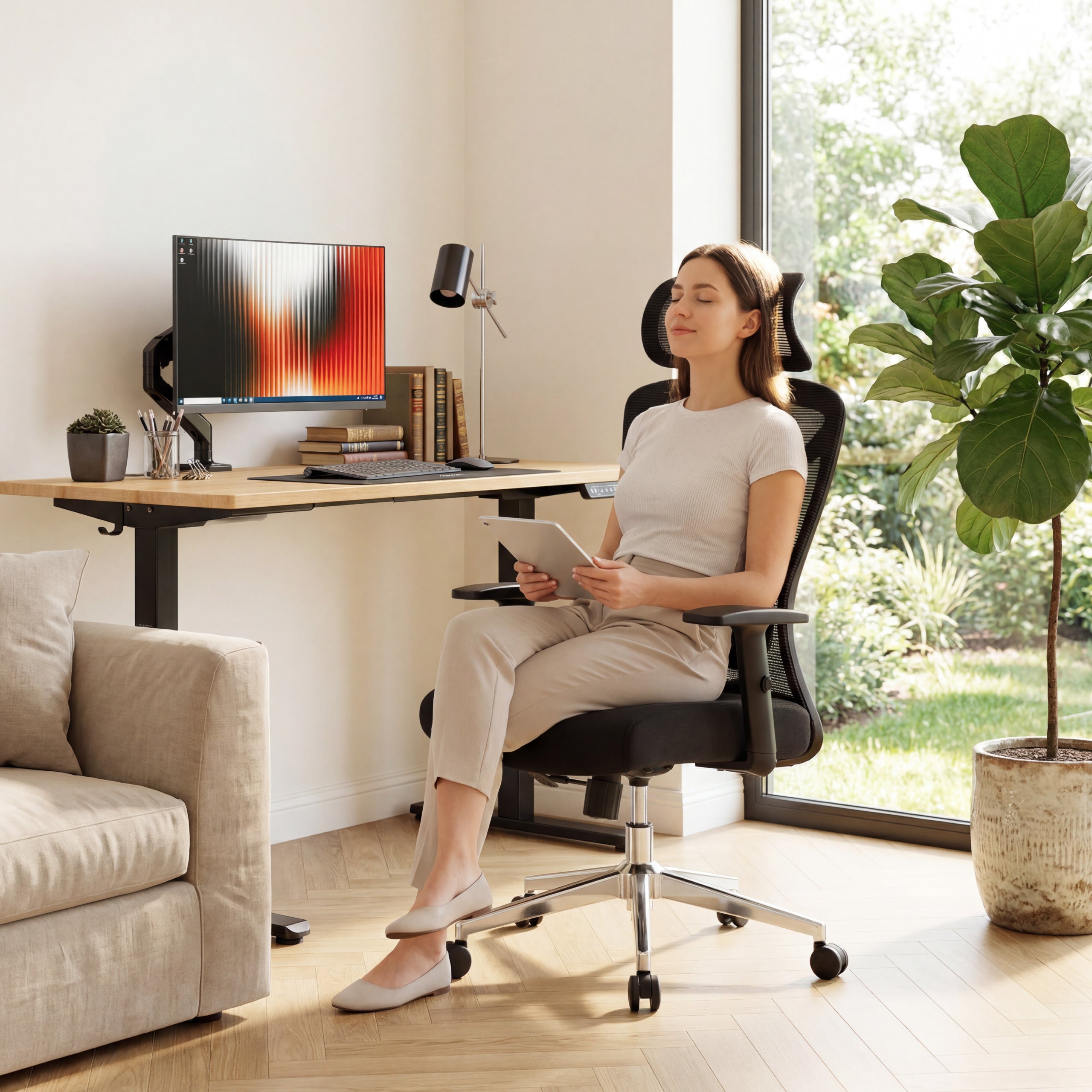 Poltrona da ufficio ergonomica Mark Adler Manager 2.6 Black