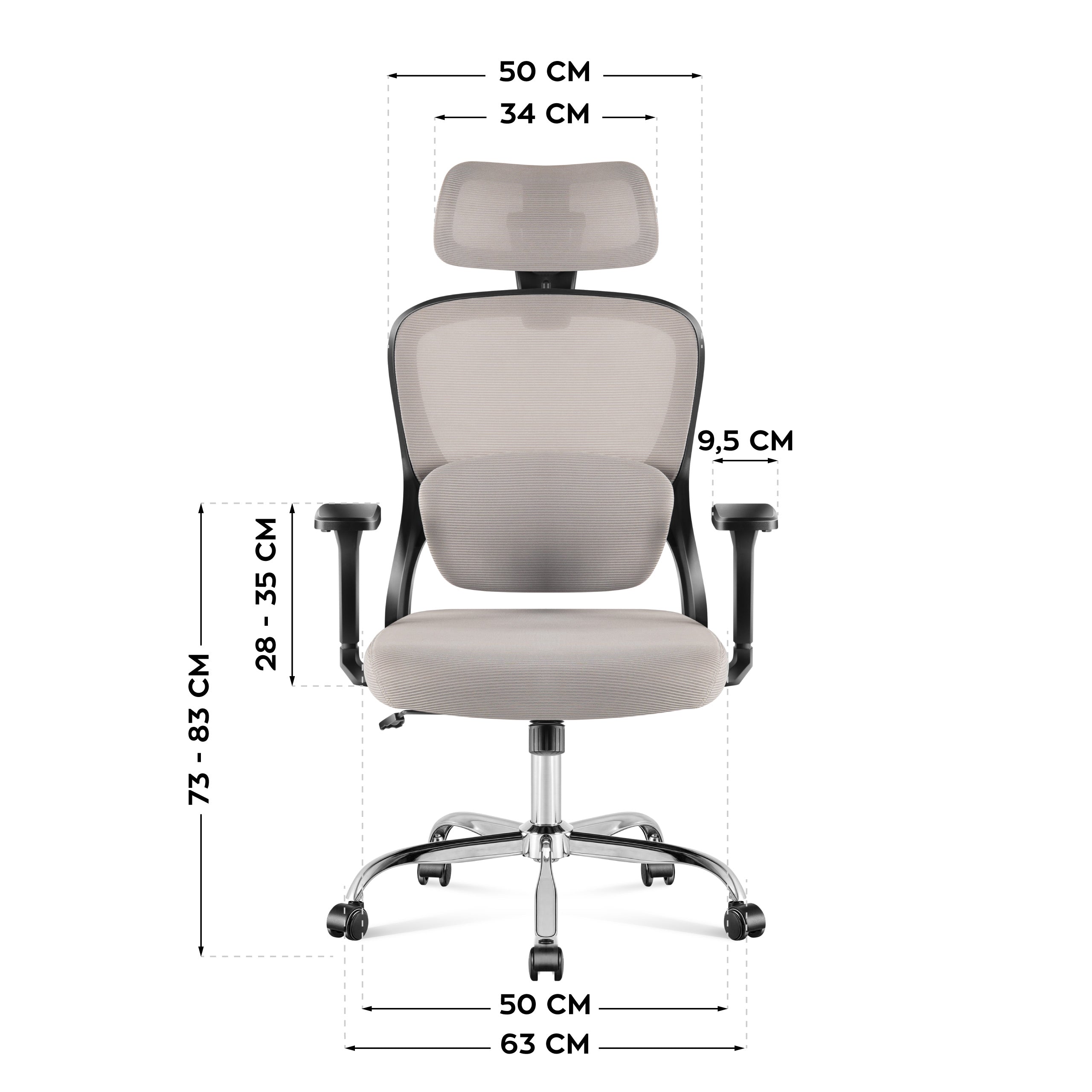 Sedia da ufficio Mark Adler Manager 3.2 Grey
