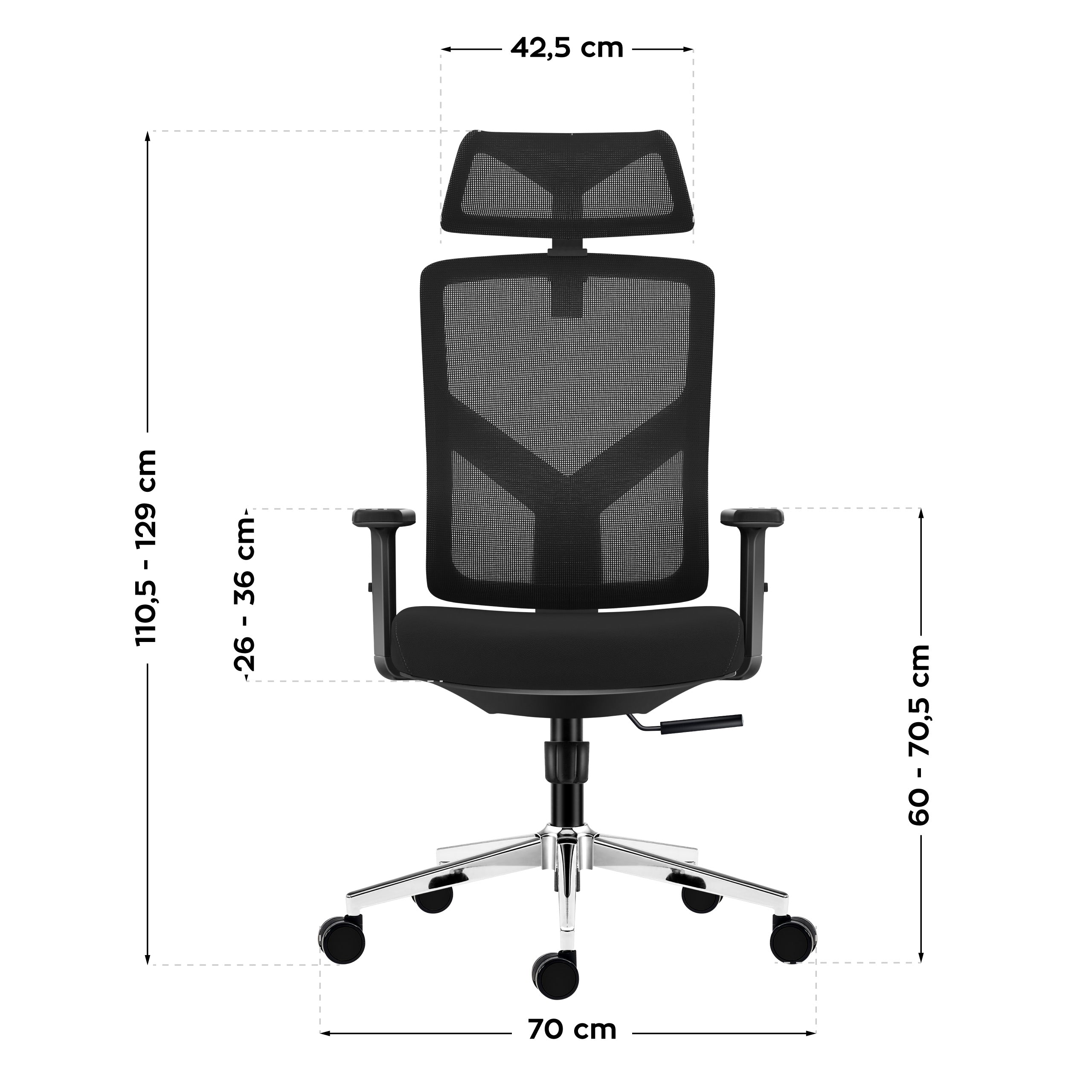 Poltrona ergonomica Mark Adler Manager 3.3 Black