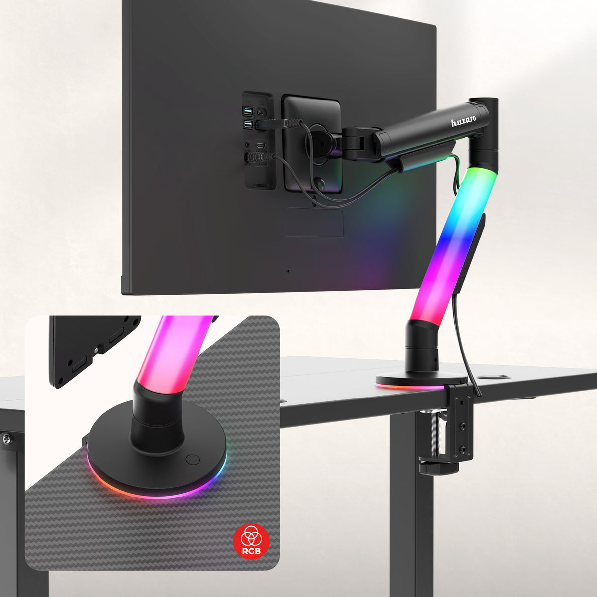 Supporto regolabile per monitor Huzaro Motion 1.6