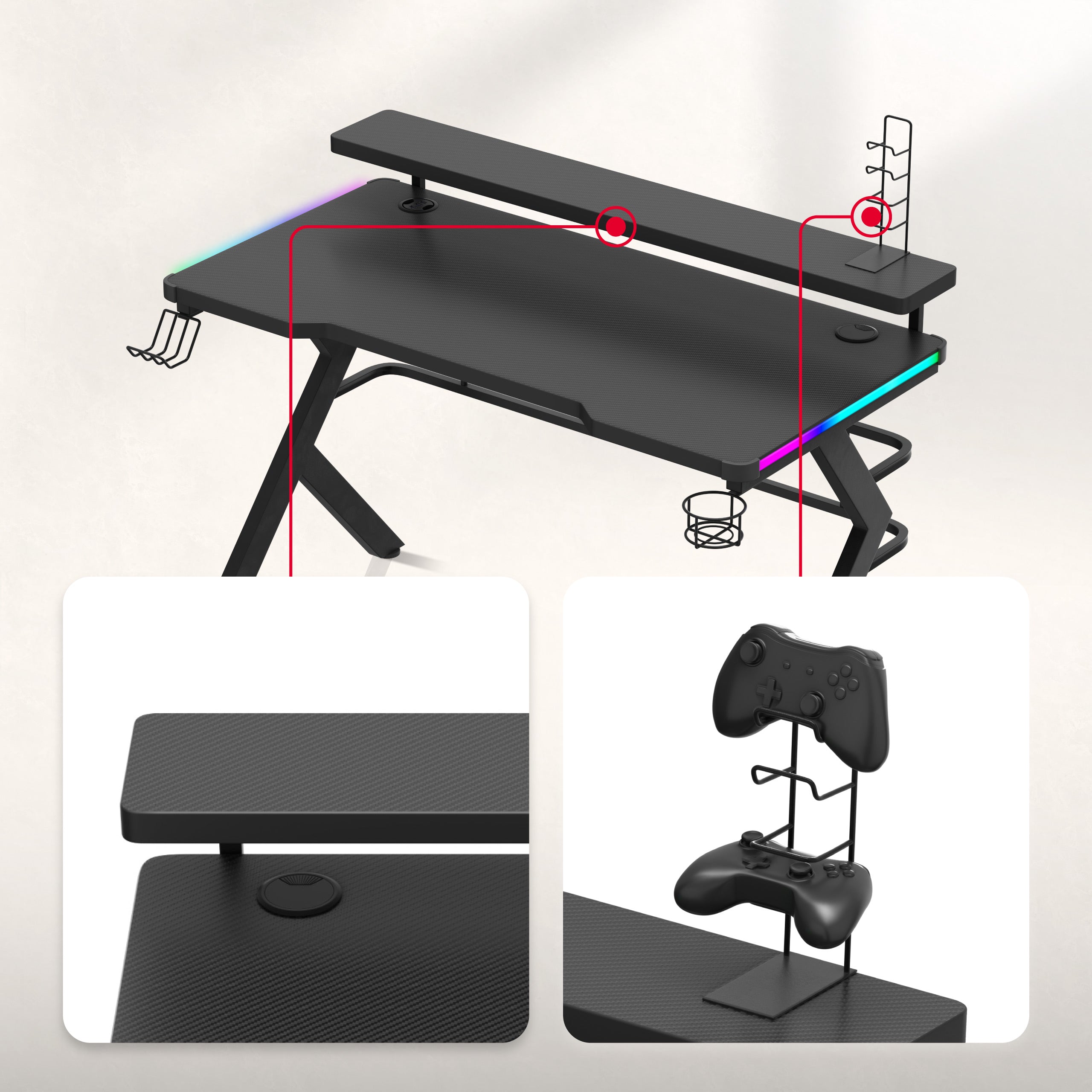 Supporto per monitor e supporto per pad