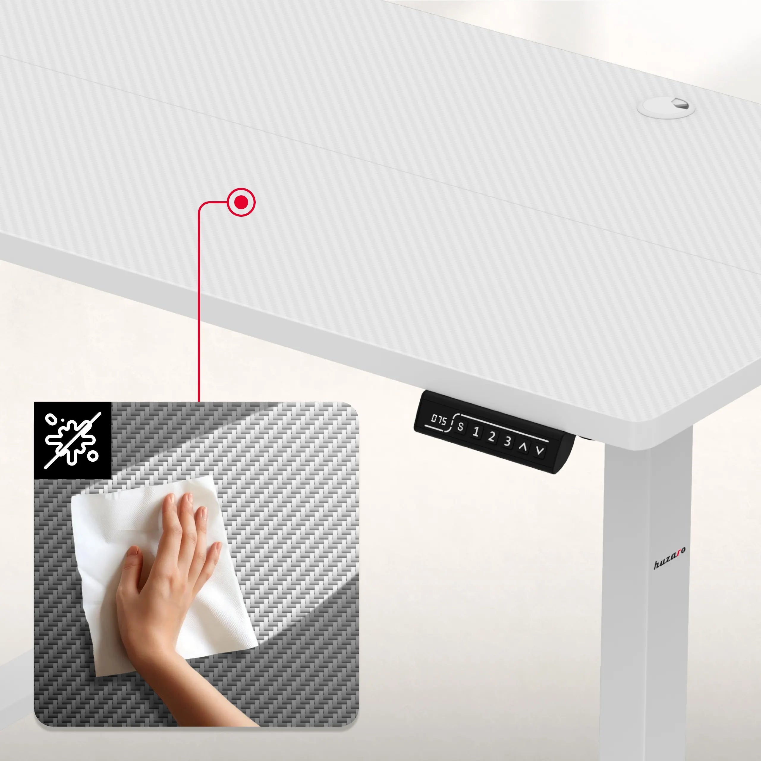 Piano con rivestimento in carbonio