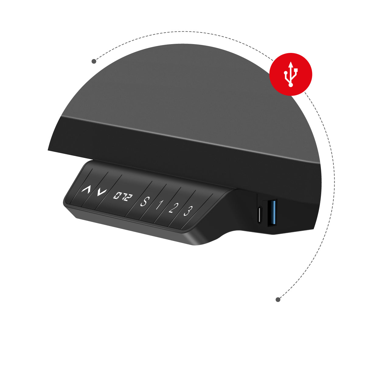 Porta USB e ingresso C