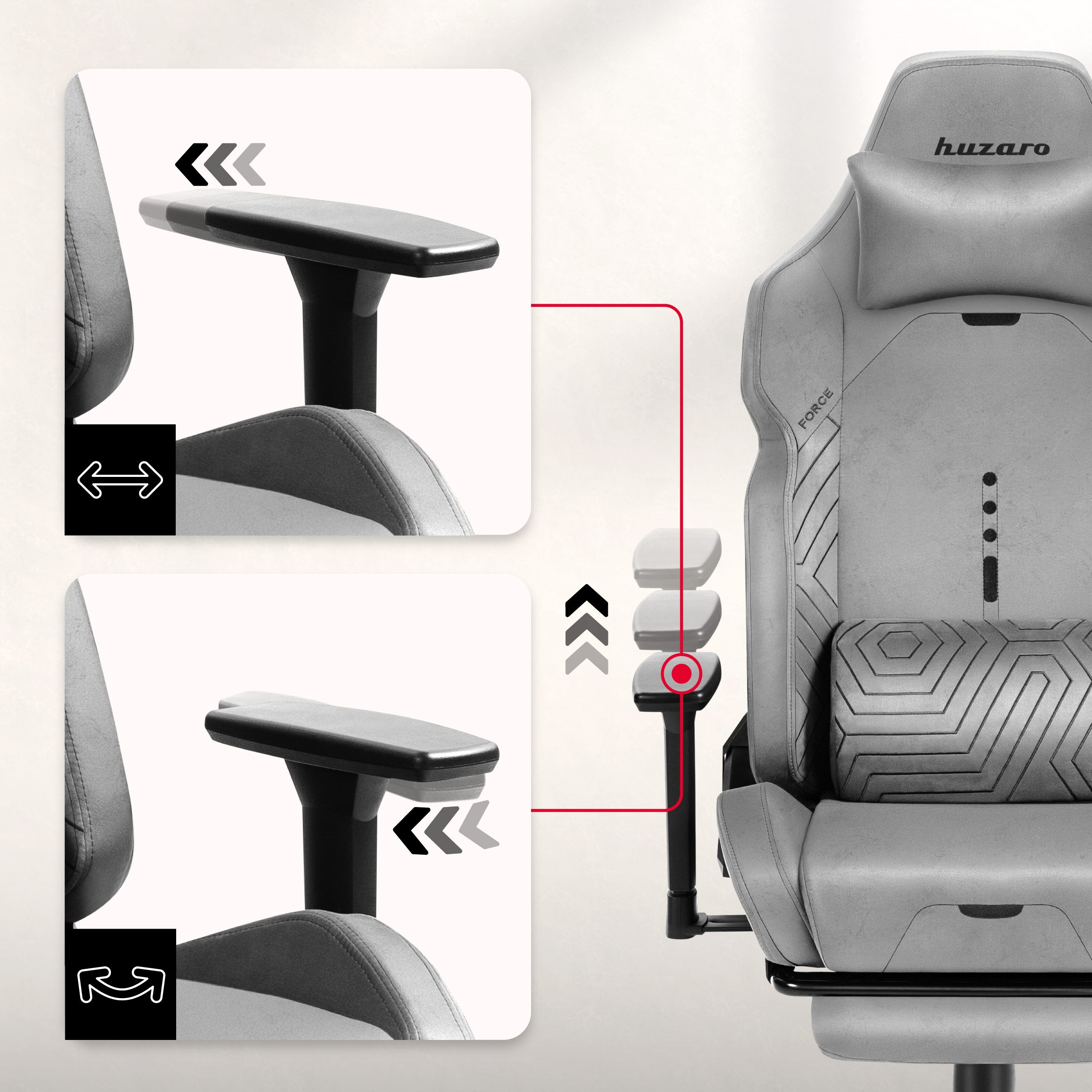 Braccioli 3D regolabili in altezza
