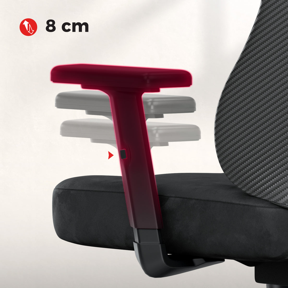 Sedia gaming per adolescenti Huzaro Ranger 5.7 Carbon Black