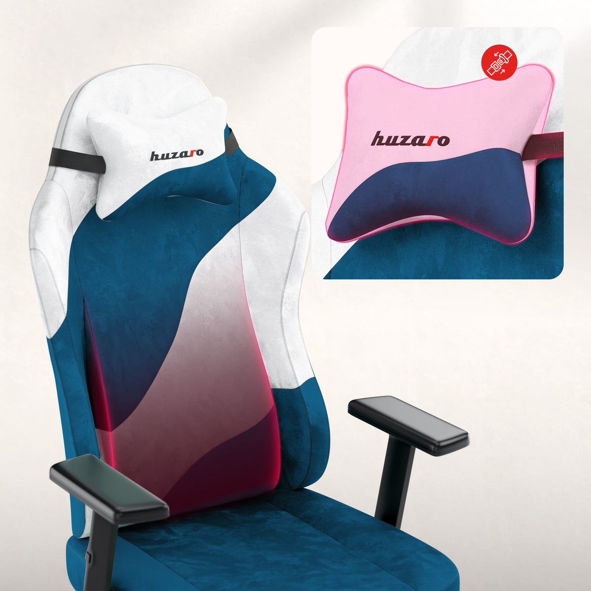 Sedia gaming per adolescenti Huzaro Ranger 5.7 Blu