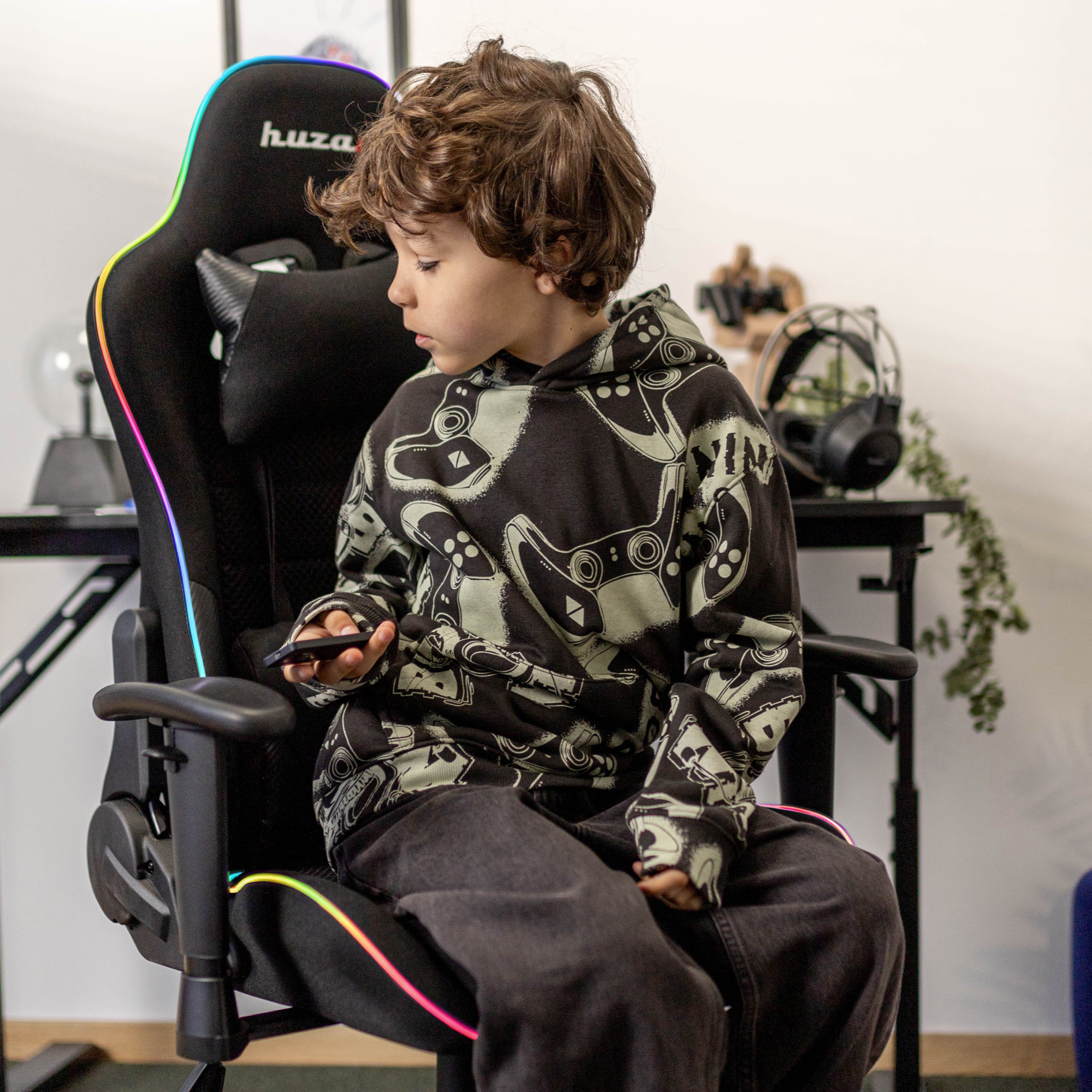 Poltrona da gaming per bambini HUZARO RANGER 6.0 RGB Mesh