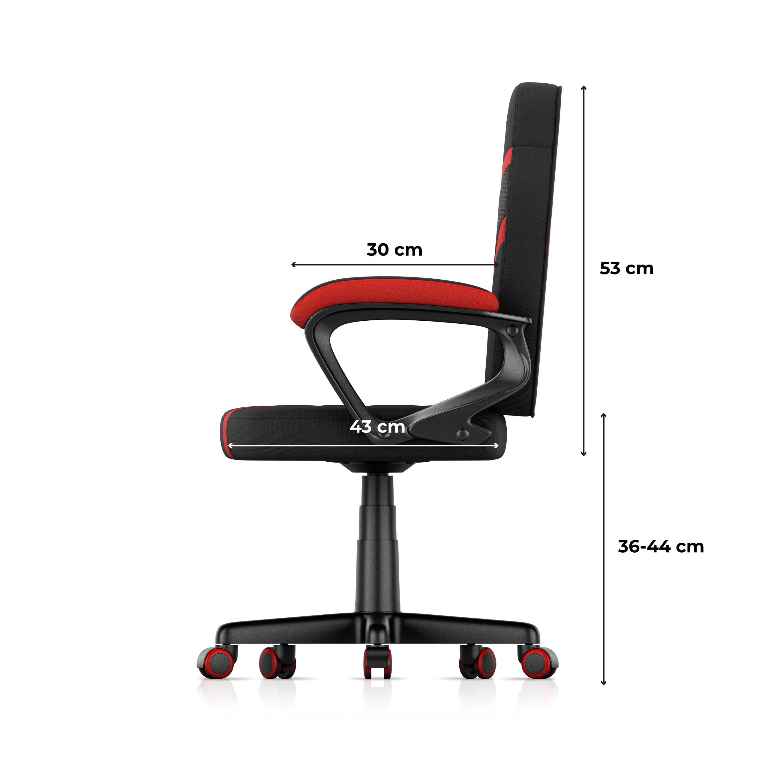 Poltrona da gaming per bambini HUZARO RANGER 1.0 Red Mesh