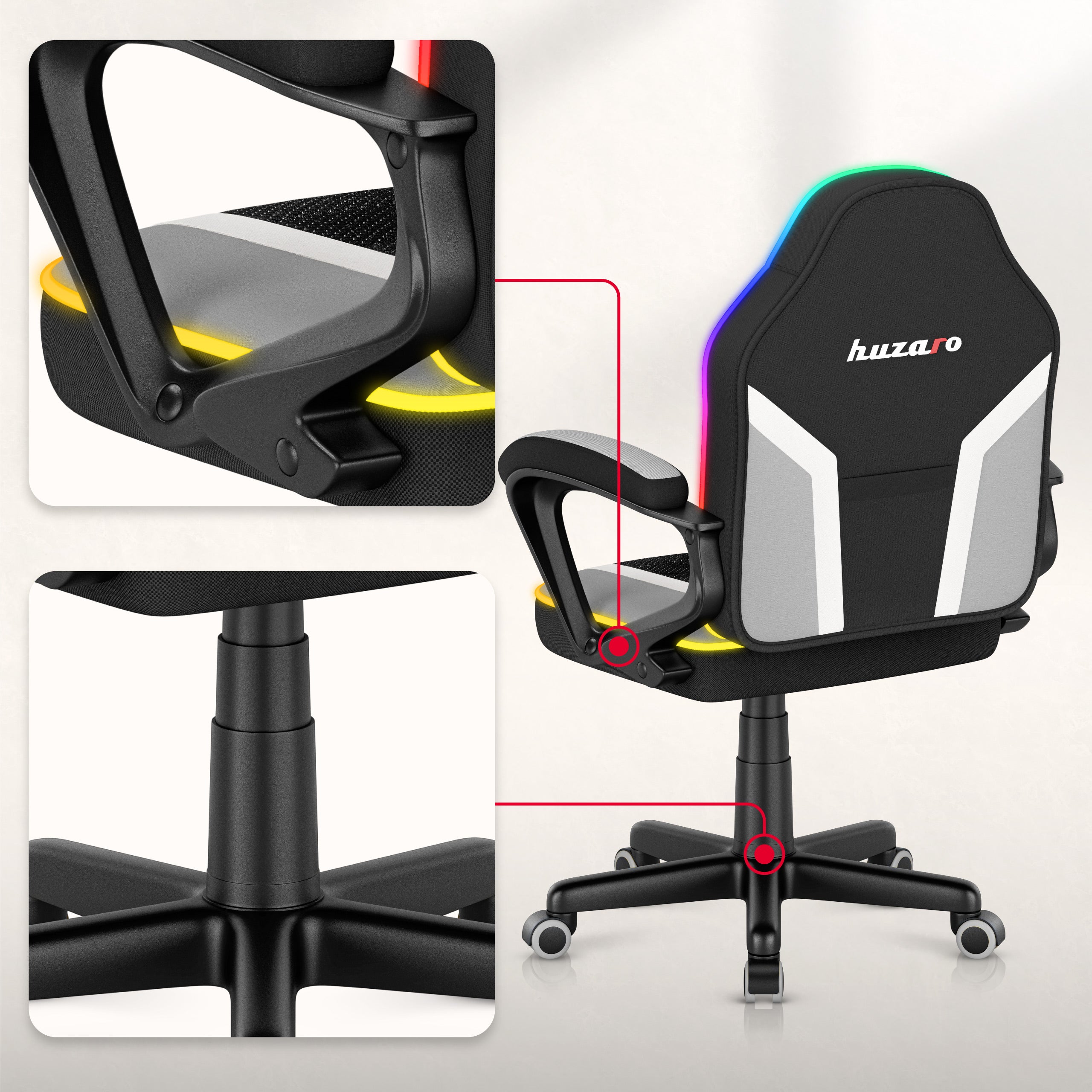 Poltrona da gaming per bambini Huzaro Ranger 1.0 RGB