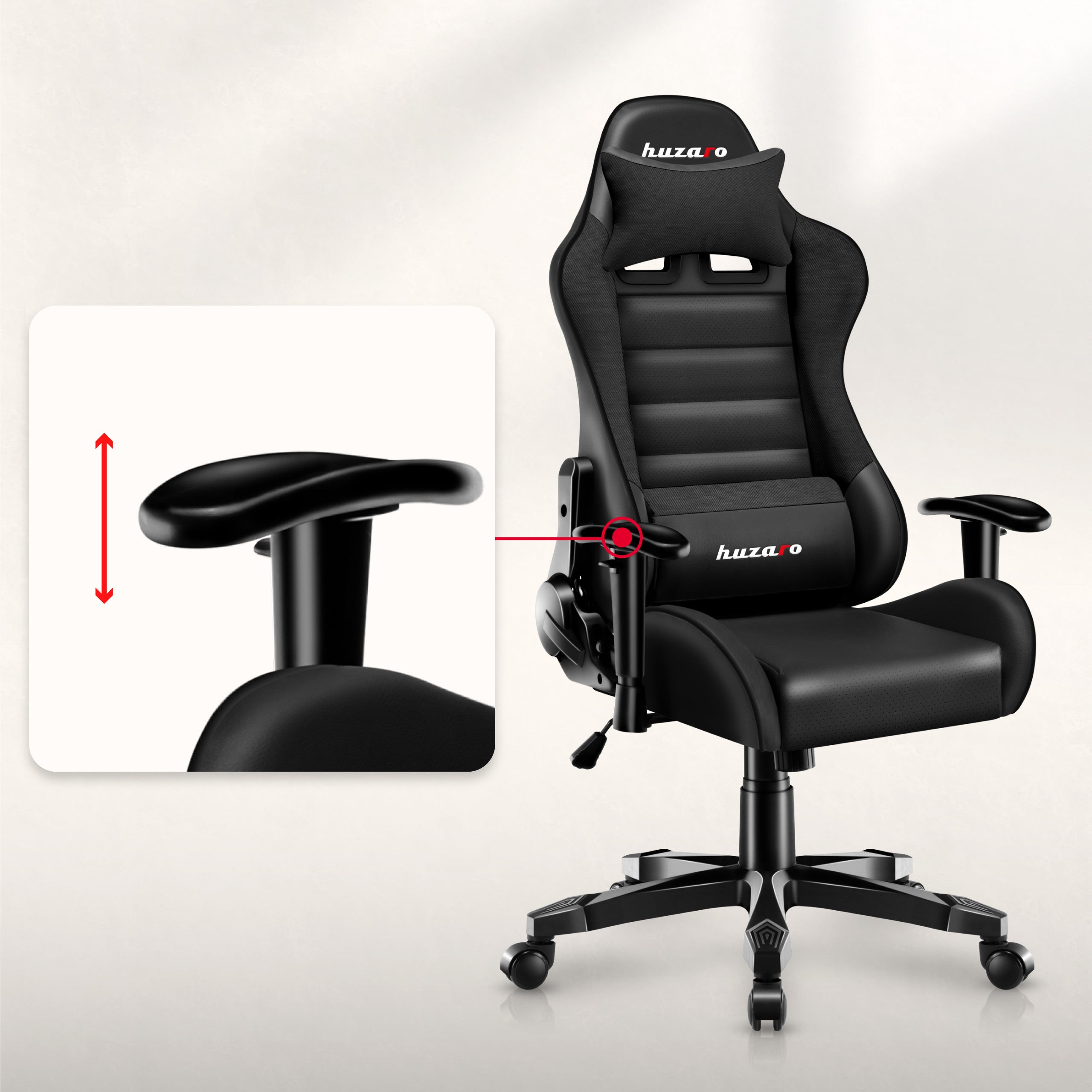 Poltrona da gaming per bambini Huzaro RANGER 6.0 Black
