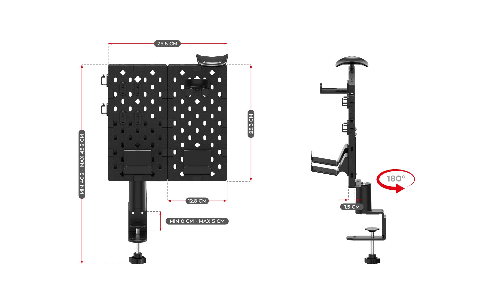 Separatore da scrivania Huzaro Sync 3.0
