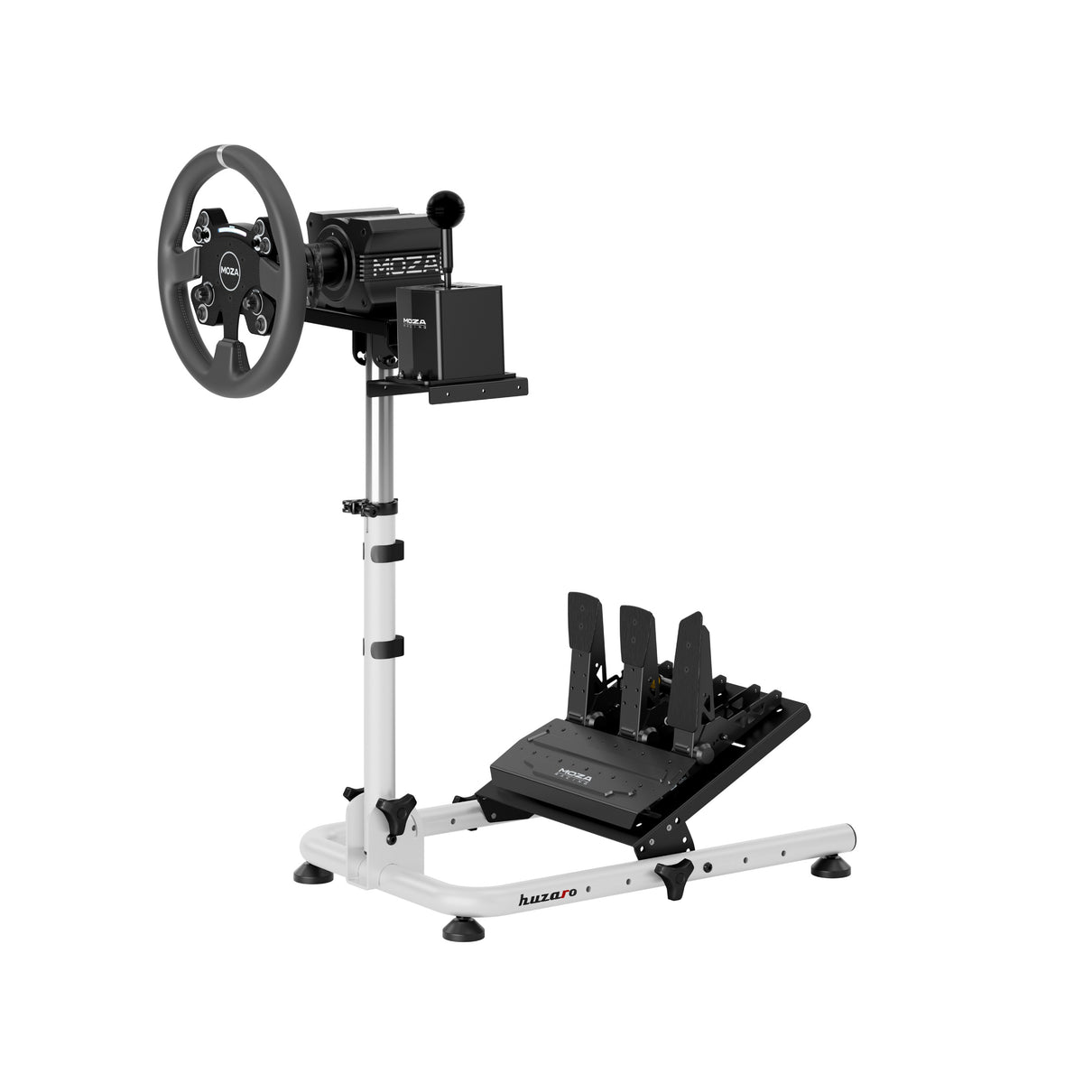 Stojak do kierownicy Huzaro Speed 2.0 White Sim racing