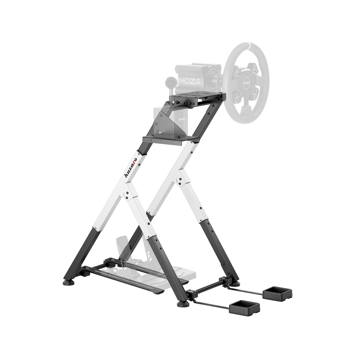 Telaio pieghevole per sim racing Huzaro Speed 2.5 White