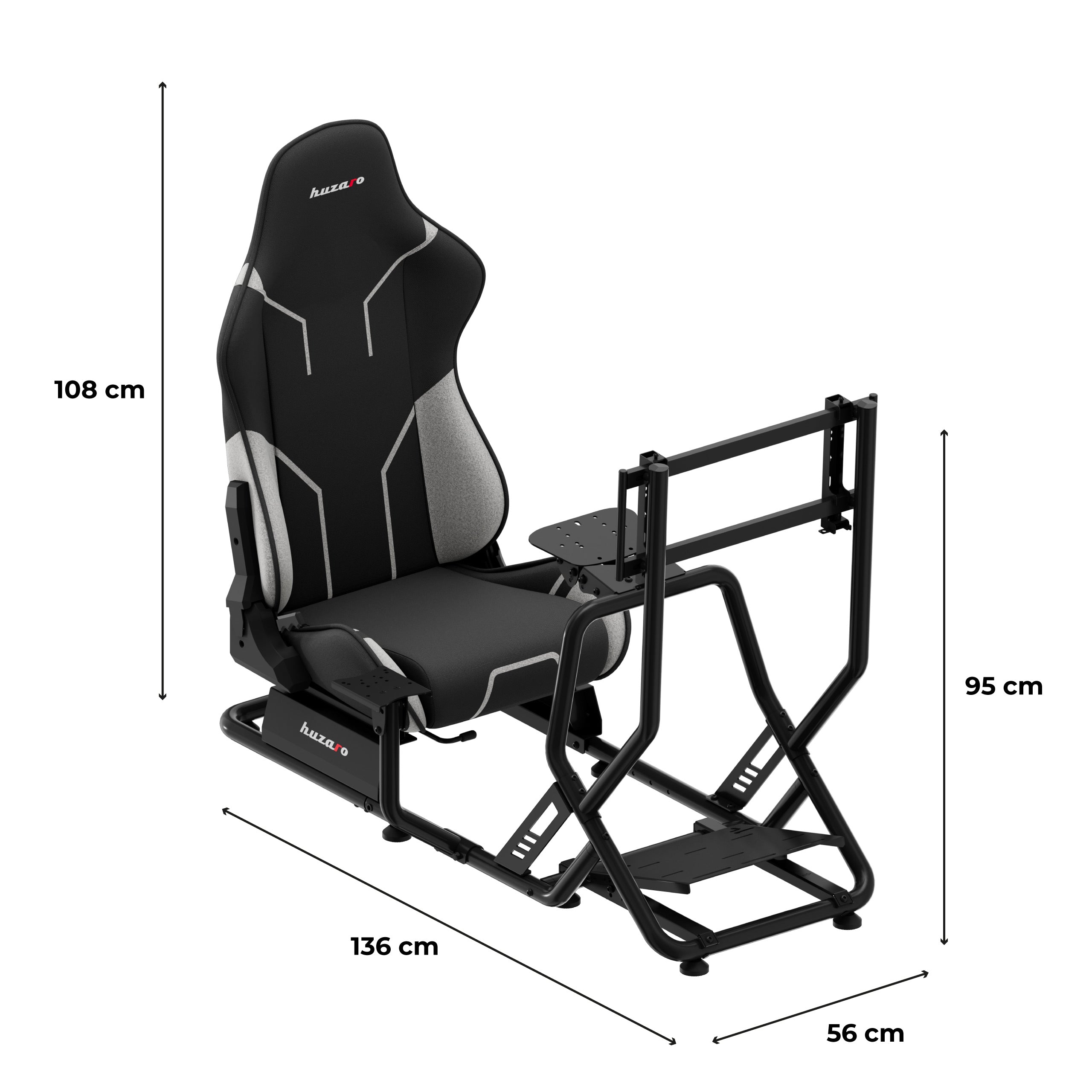 Cabina di pilotaggio da gara Huzaro Speed 6.0 per sim racing