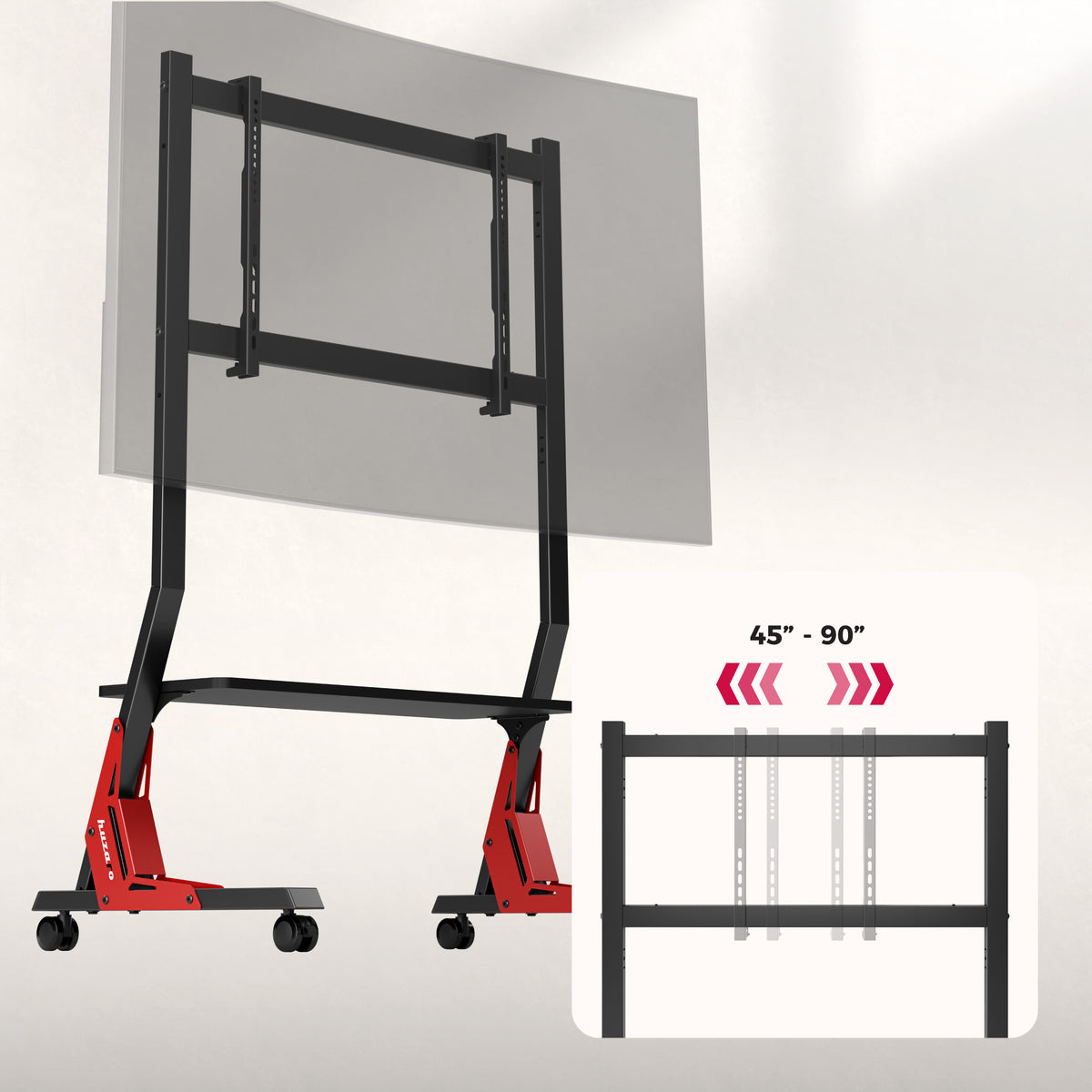 Supporto TV con ripiano Huzaro Speed 9.2