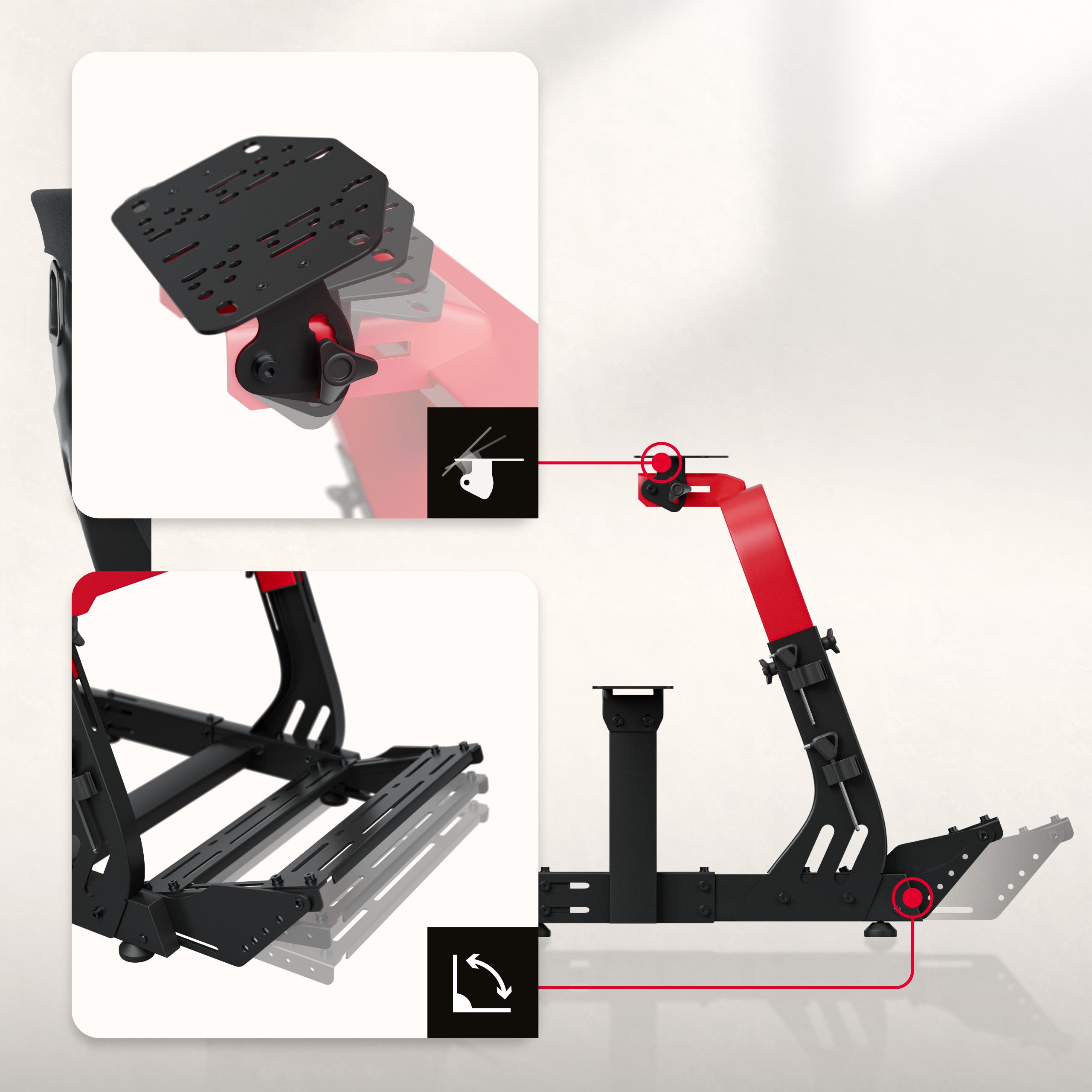 Cockpit da gara Huzaro Speed 8.3 per sim racing