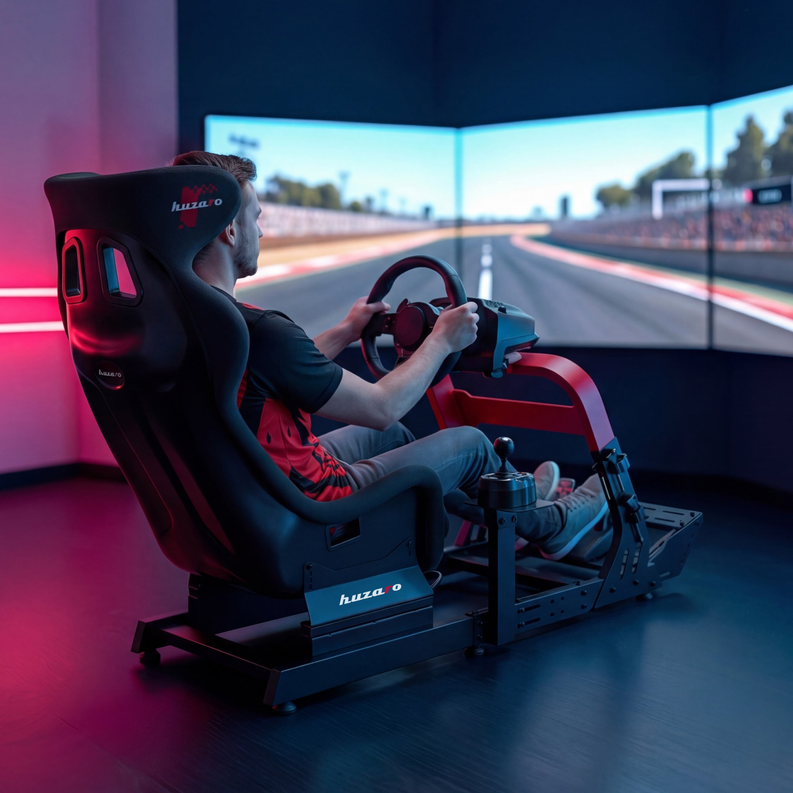 Cockpit da gara Huzaro Speed 8.3 per sim racing