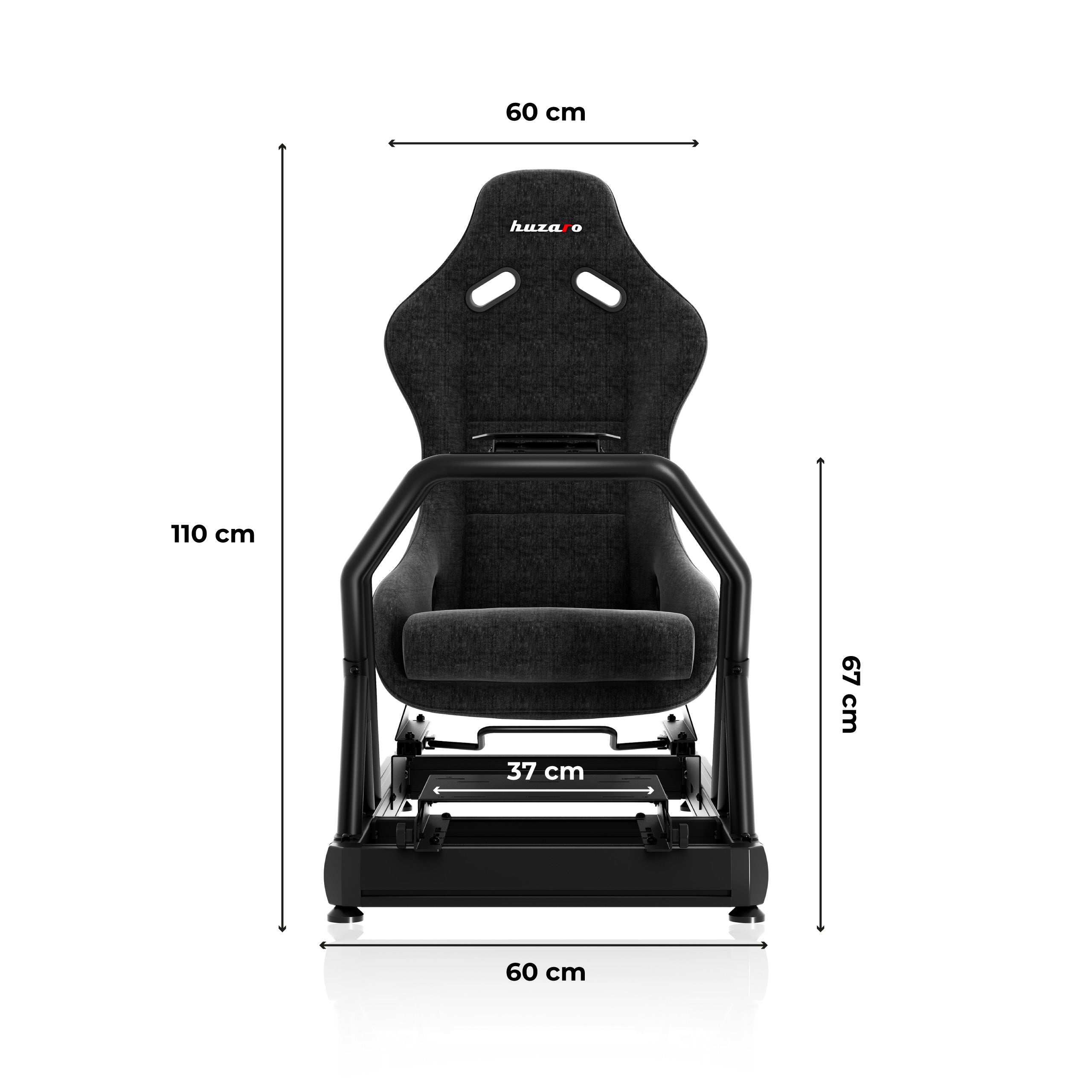 Cabina di pilotaggio da gara Huzaro Speed 9.0 per sim racing