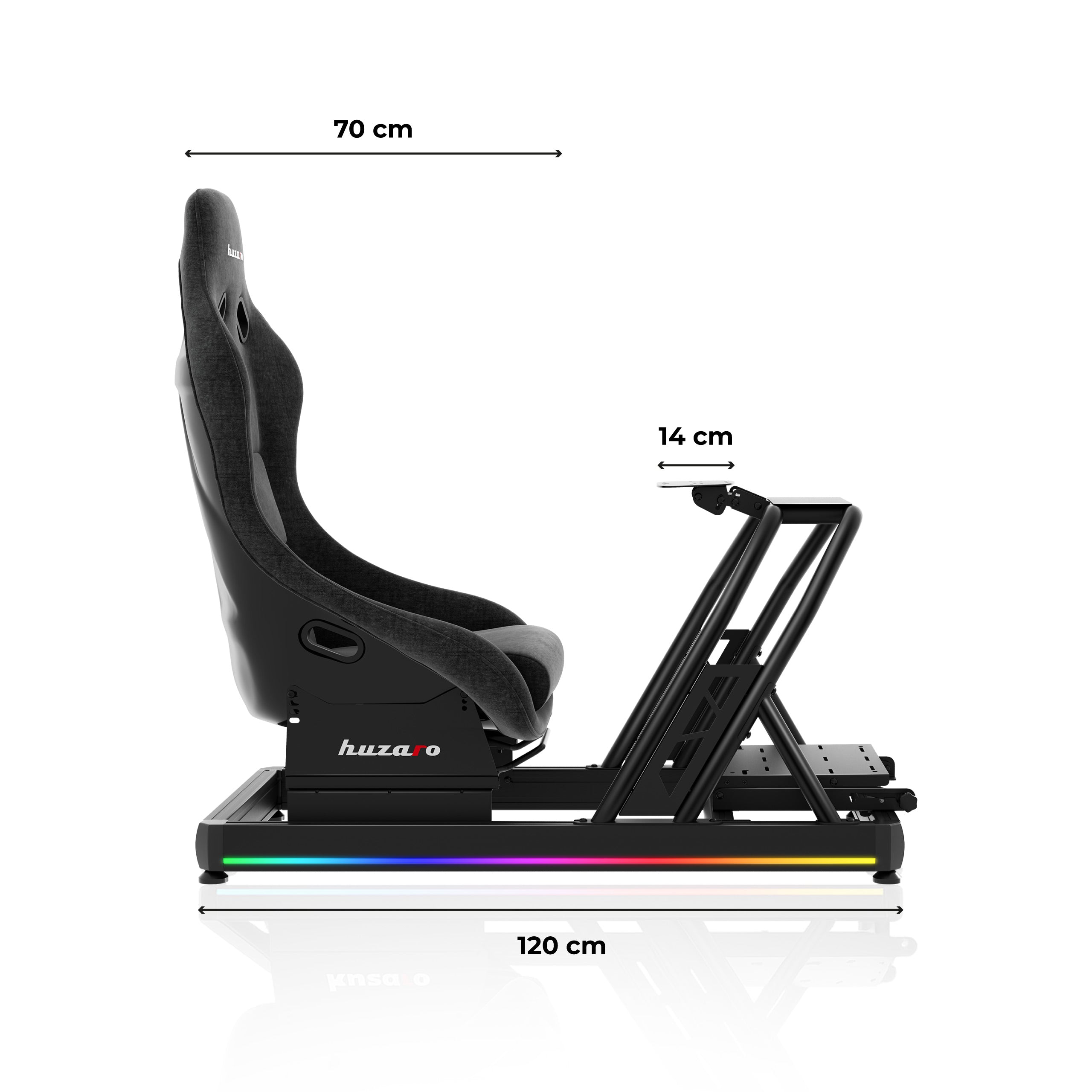 Cabina di pilotaggio da gara Huzaro Speed 9.0 per sim racing