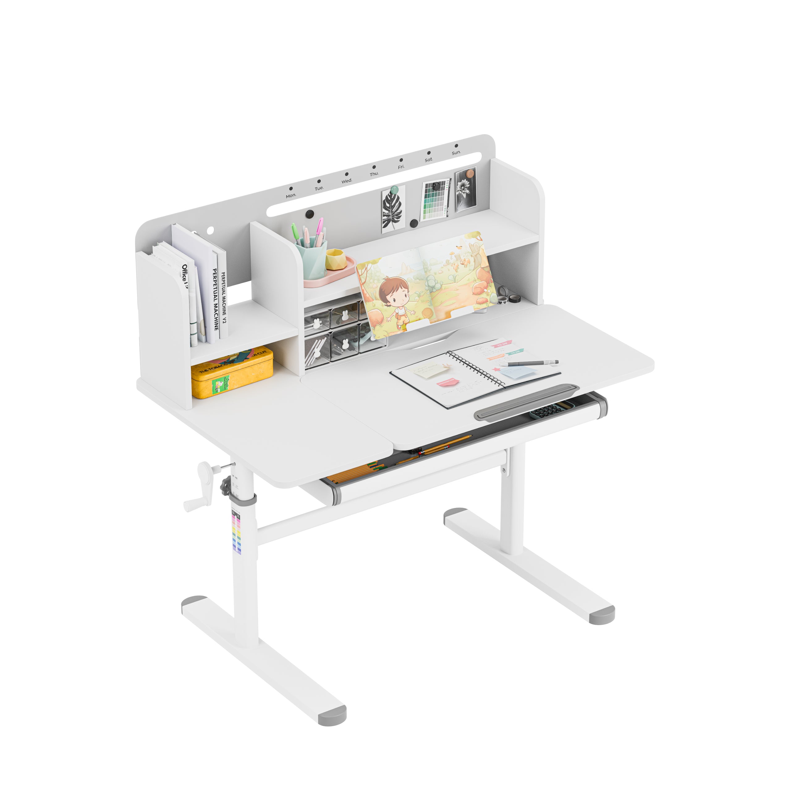 Scrivania per bambini Mark Adler Study 5.7 Grey 100 cm